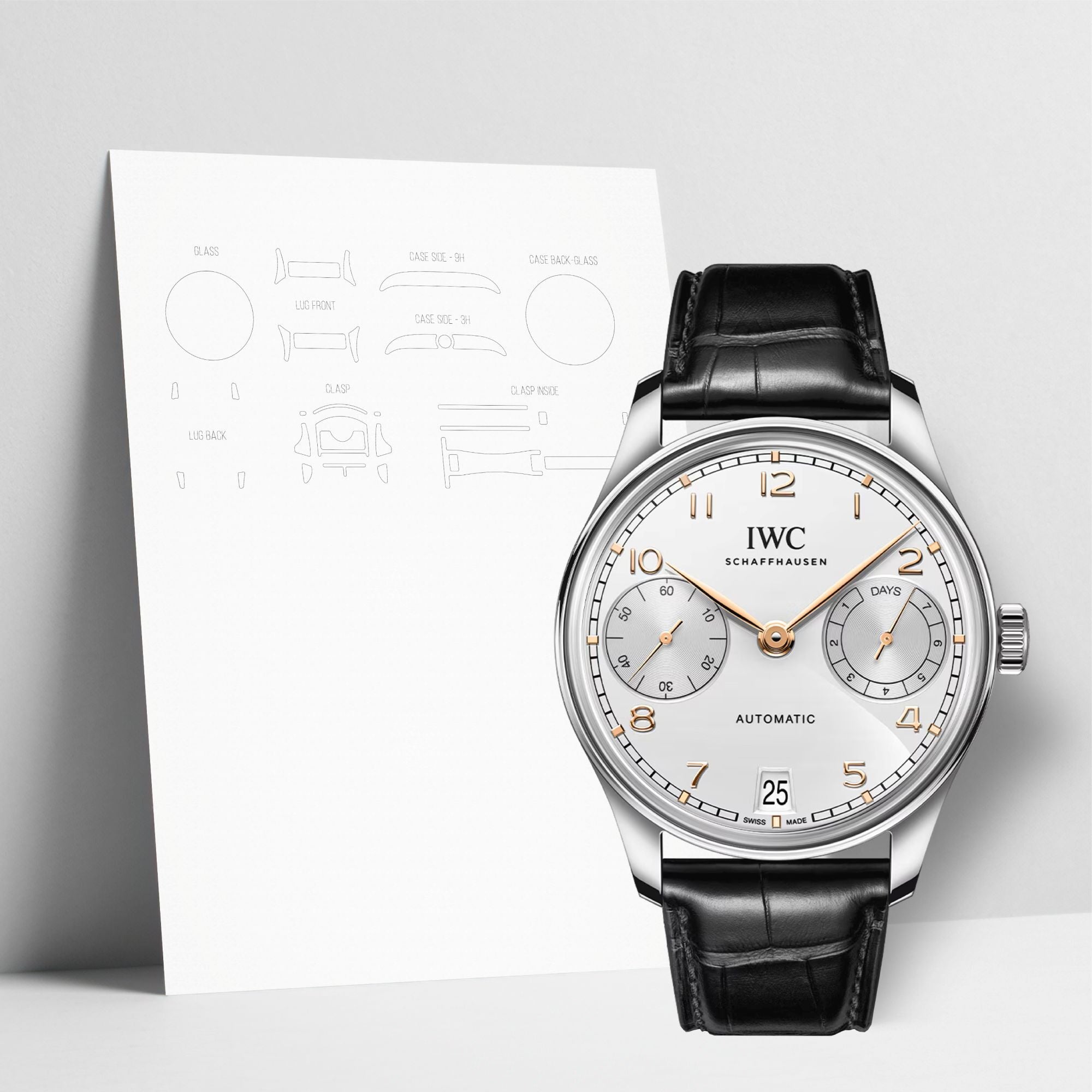 WATCHSHELL IWC PORTUGIESER IW501701 42MM PROTECTIVE FILM