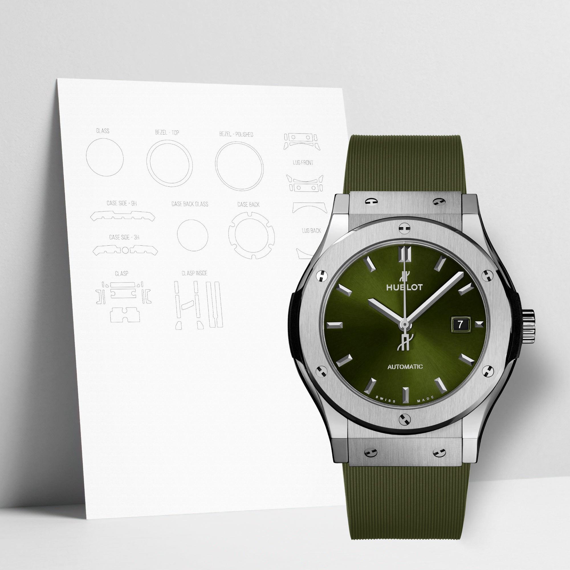 WATCHSHELL HUBLOT CLASSIC FUSION 542.NX.8970.RX 42MM PROTECTIVE FILM