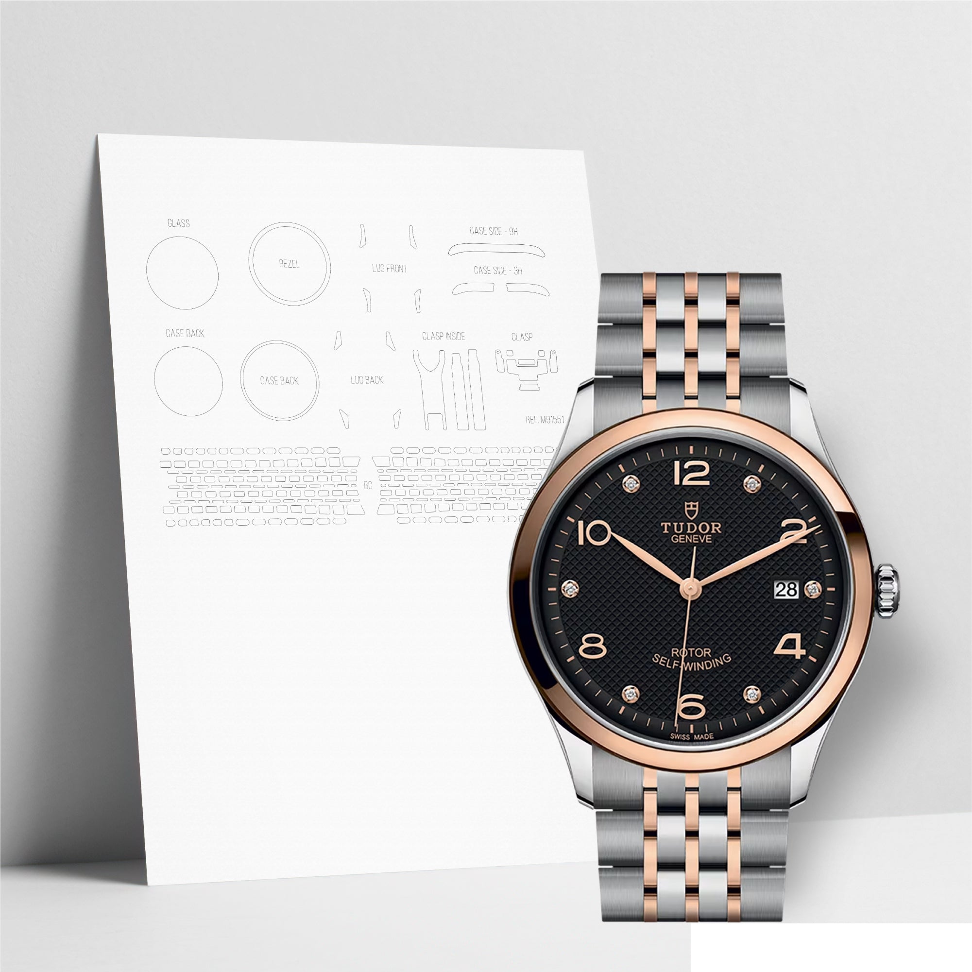 WATCHSHELL TUDOR 1926 M91551 39MM PROTECTIVE FILM