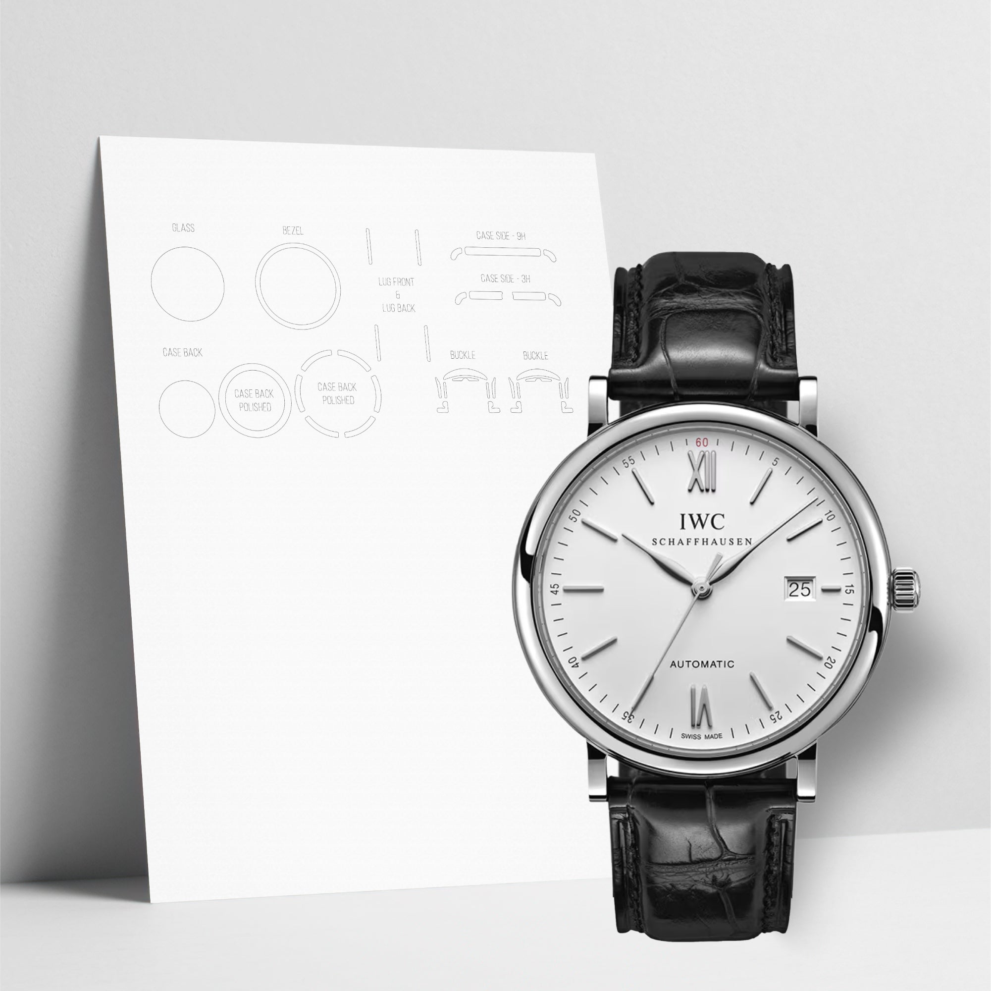 WATCHSHELL IWC PORTOFINO IW356501 40MM PROTECTIVE FILM