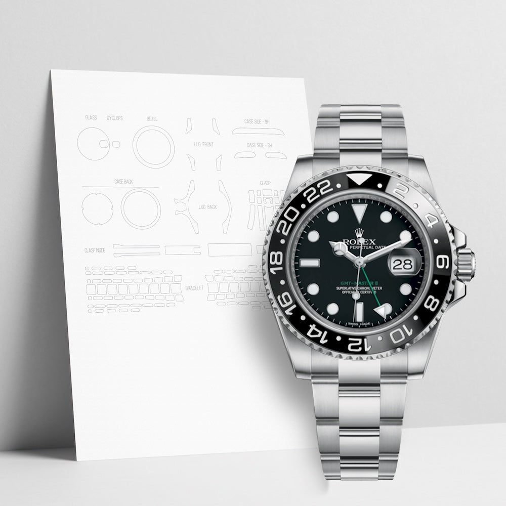 WATCHSHELL ROLEX GMT-MASTER II 116710LN 40MM OYSTER PROTECTIVE FILM