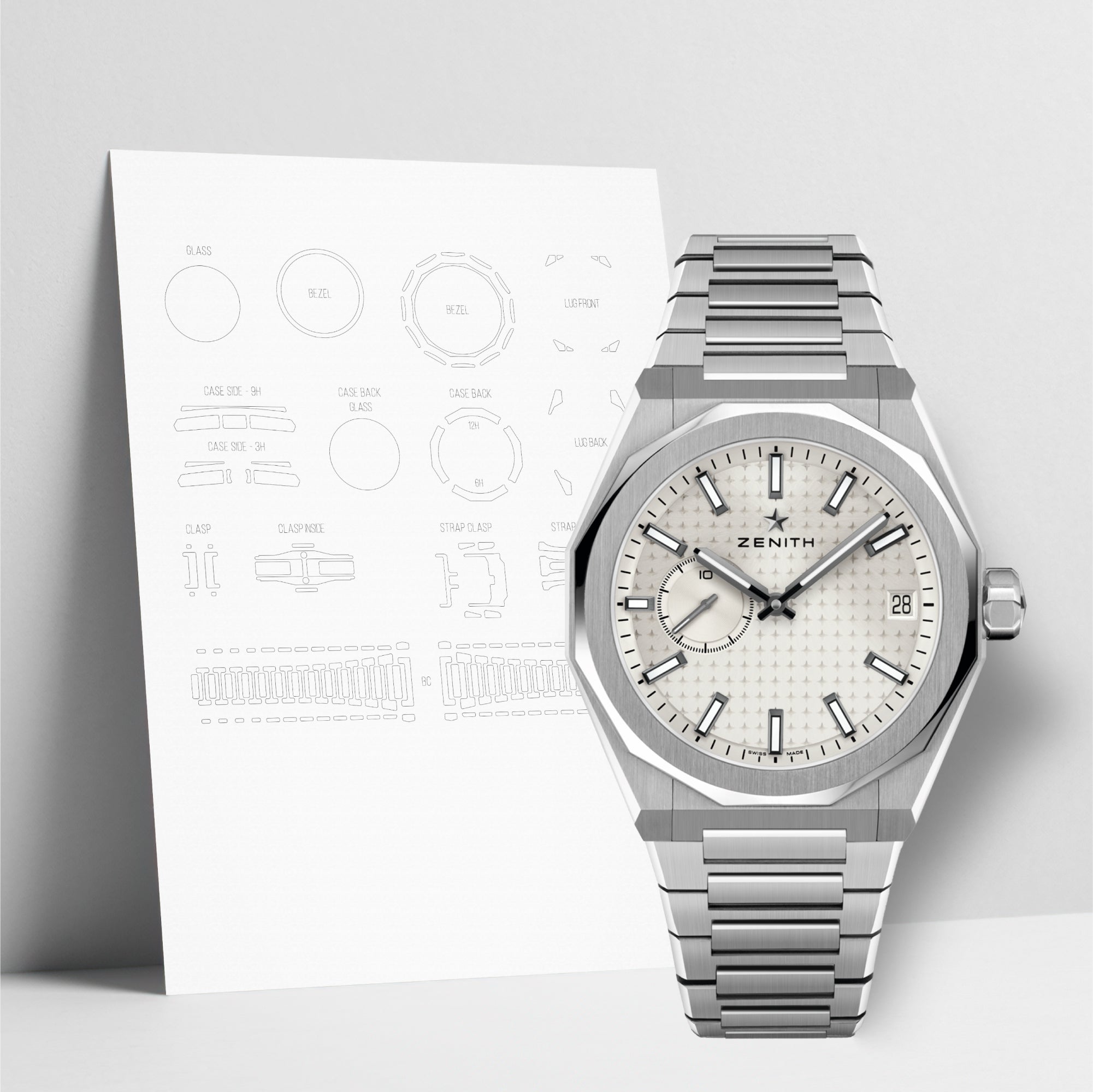 WATCHSHELL ZENITH DEFY 03.9300.3620/01.I001 41MM PROTECTIVE FILM