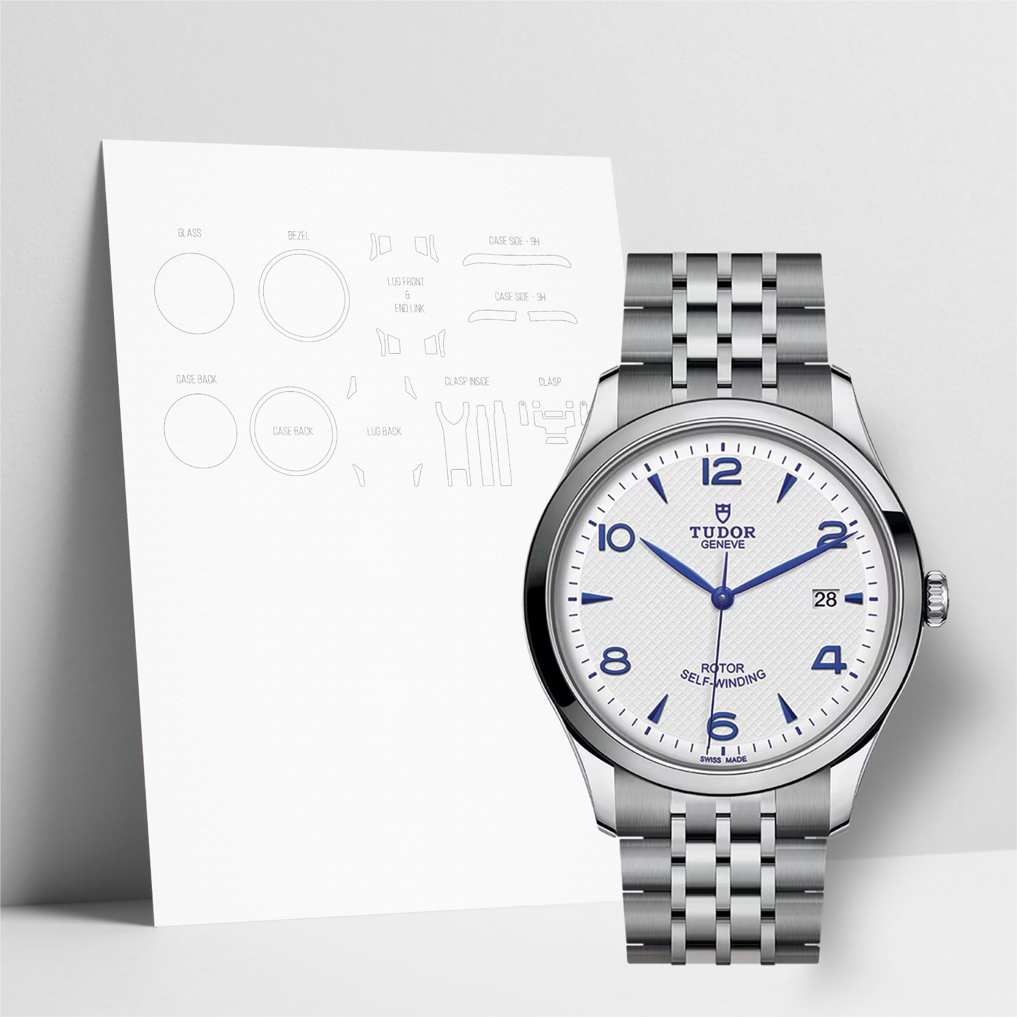 WATCHSHELL TUDOR 1926 M91650 41MM PROTECTIVE FILM
