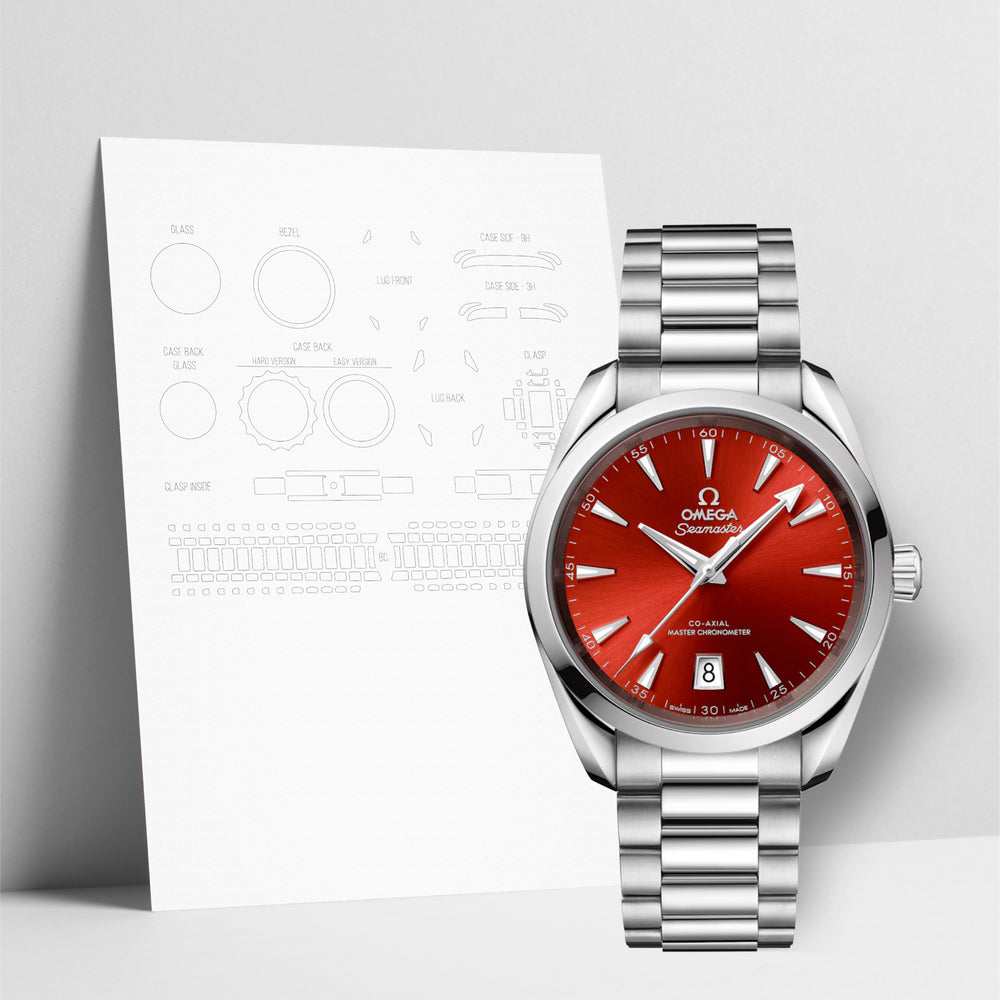 WATCHSHELL OMEGA AQUA TERRA 220.10.38.20.13.003 38MM PROTECTIVE FILM