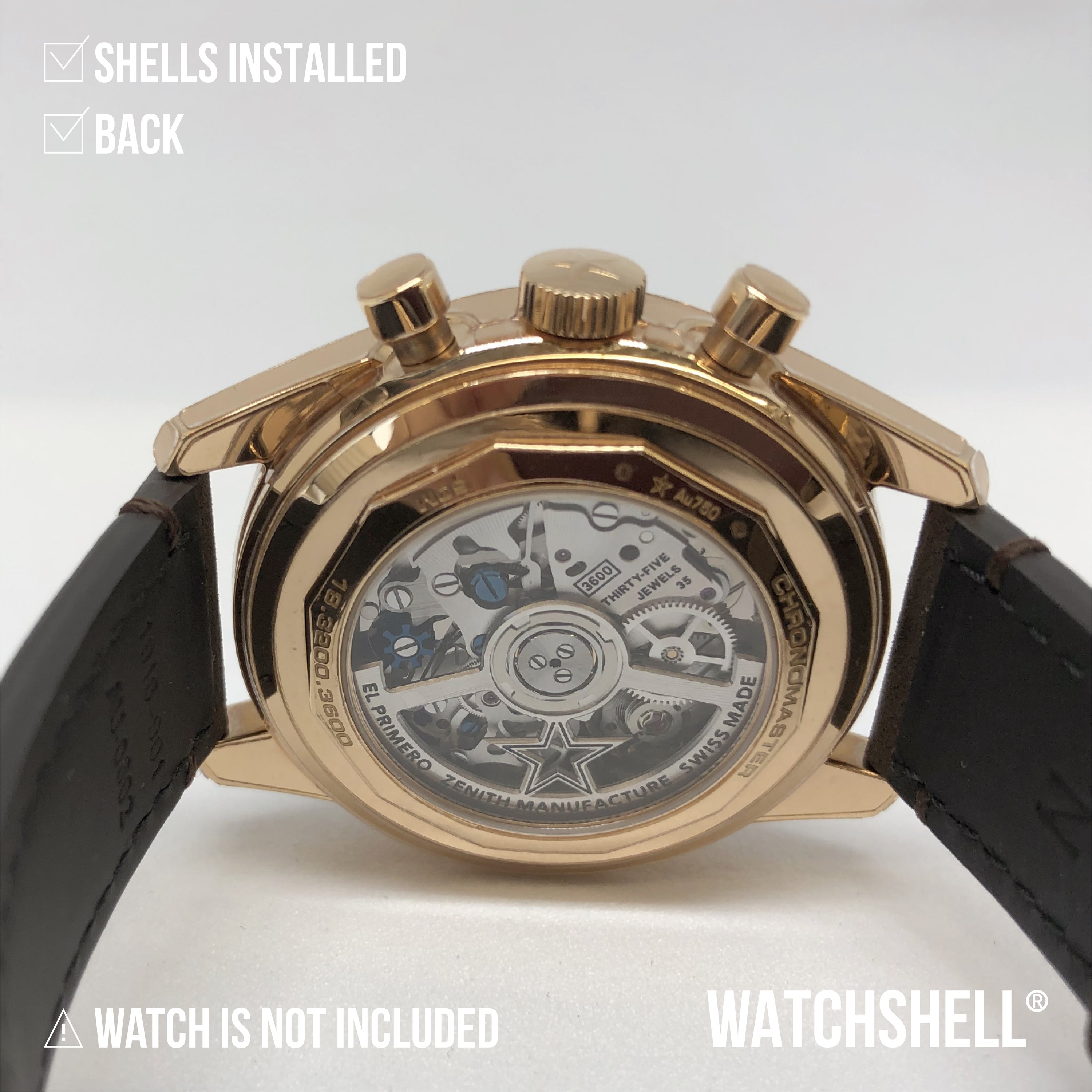 WATCHSHELL ZENITH CHRONOMASTER 18.3200.3600/69.C901 38MM PROTECTIVE FILM