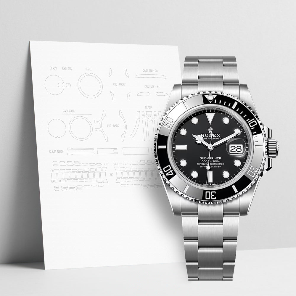 WATCHSHELL ROLEX SUBMARINER 126610LN 41MM OYSTER PROTECTIVE FILM