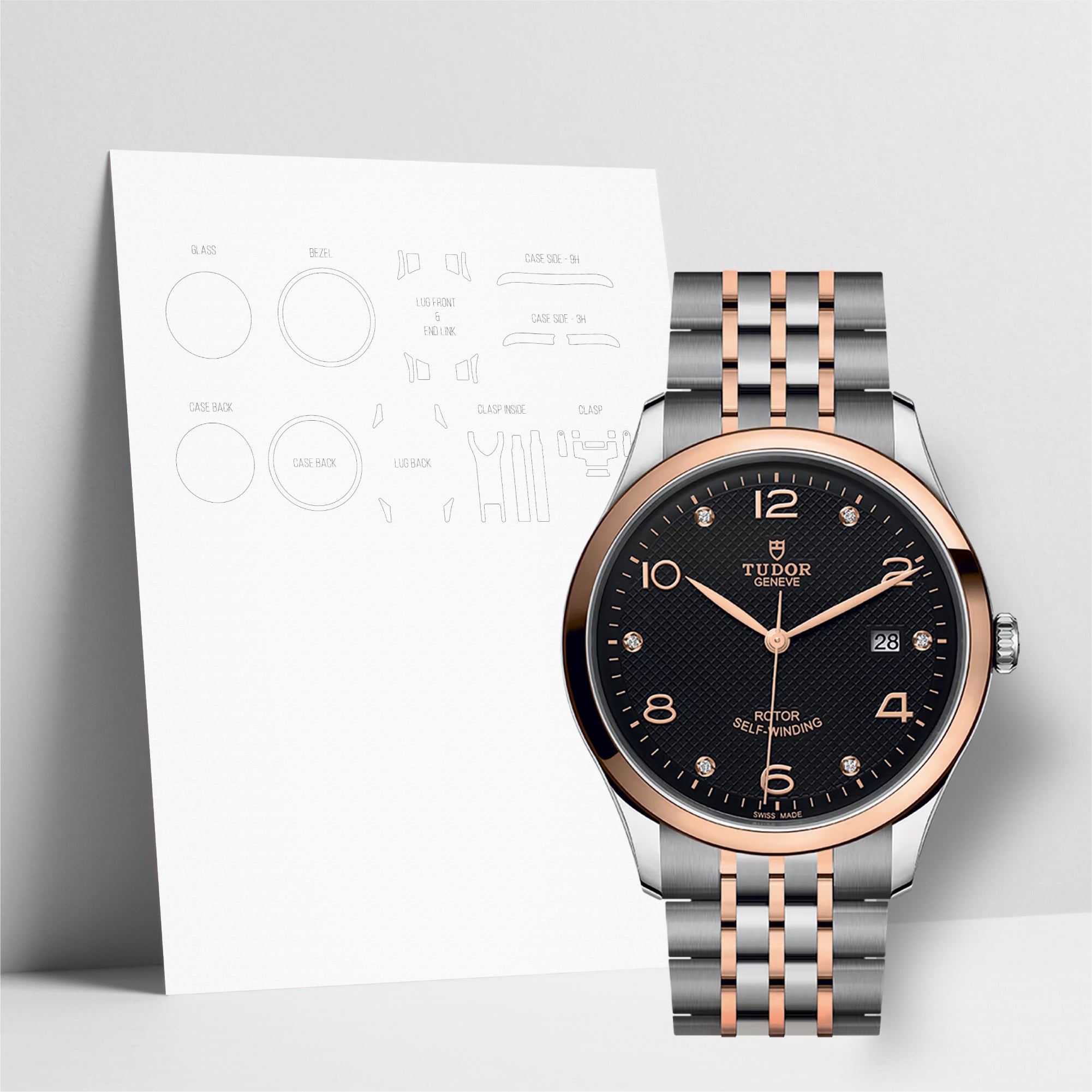 WATCHSHELL TUDOR 1926 M91651 41MM PROTECTIVE FILM