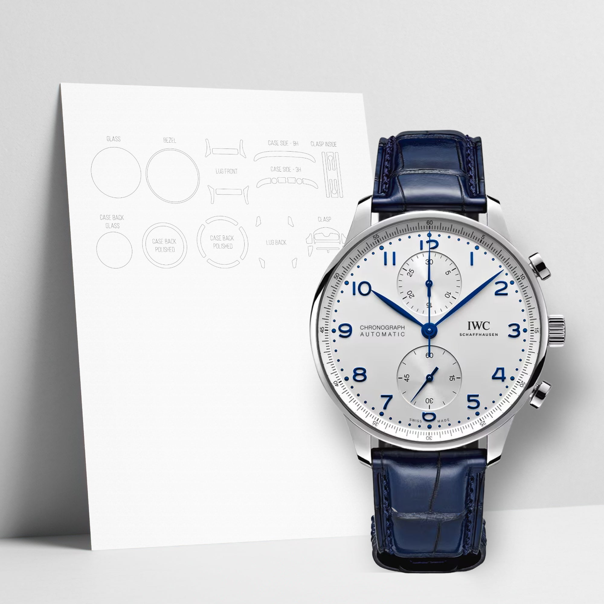 WATCHSHELL IWC PORTUGIESER IW371605 40MM PROTECTIVE FILM