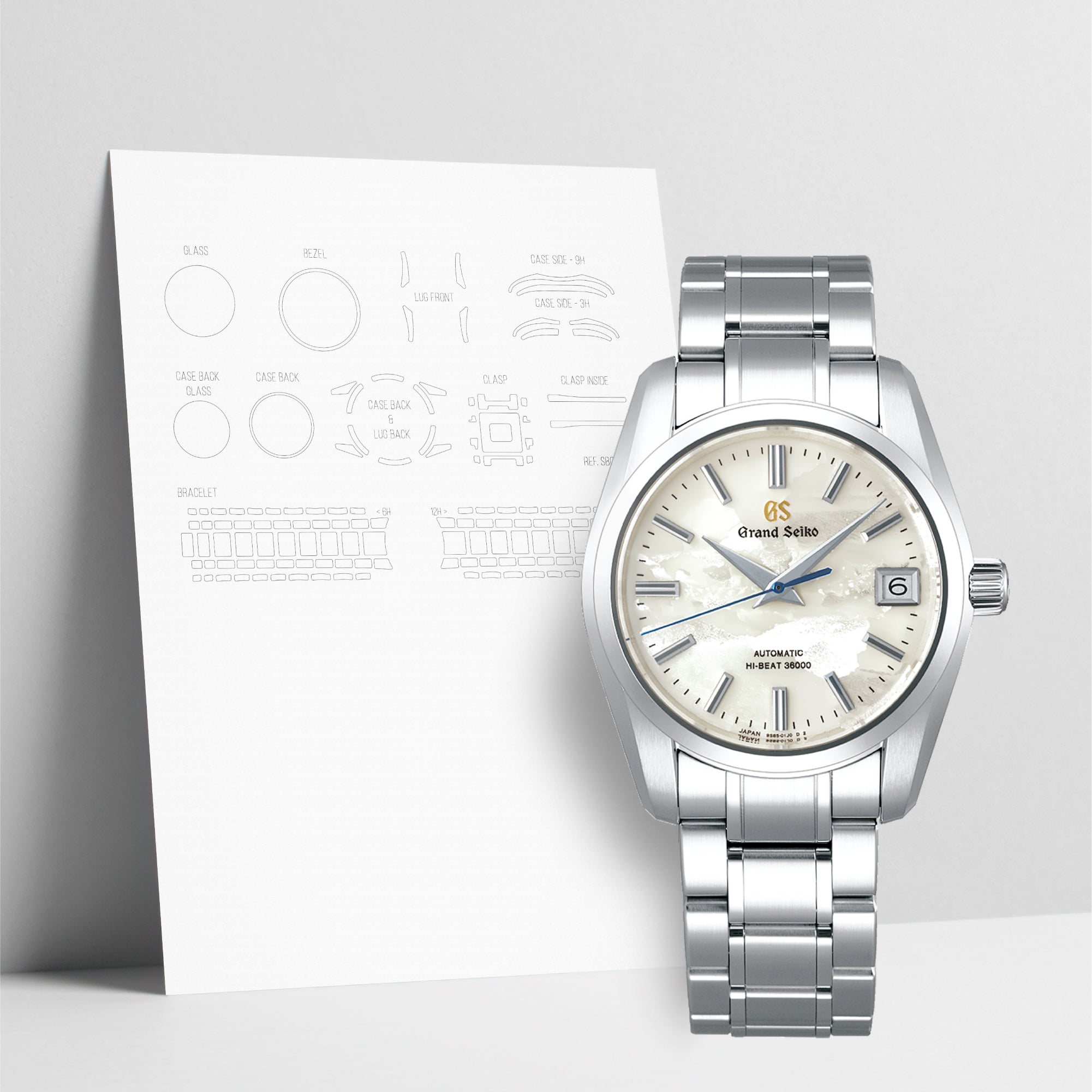 WATCHSHELL GRAND SEIKO SBGH311 37MM PROTECTIVE FILM