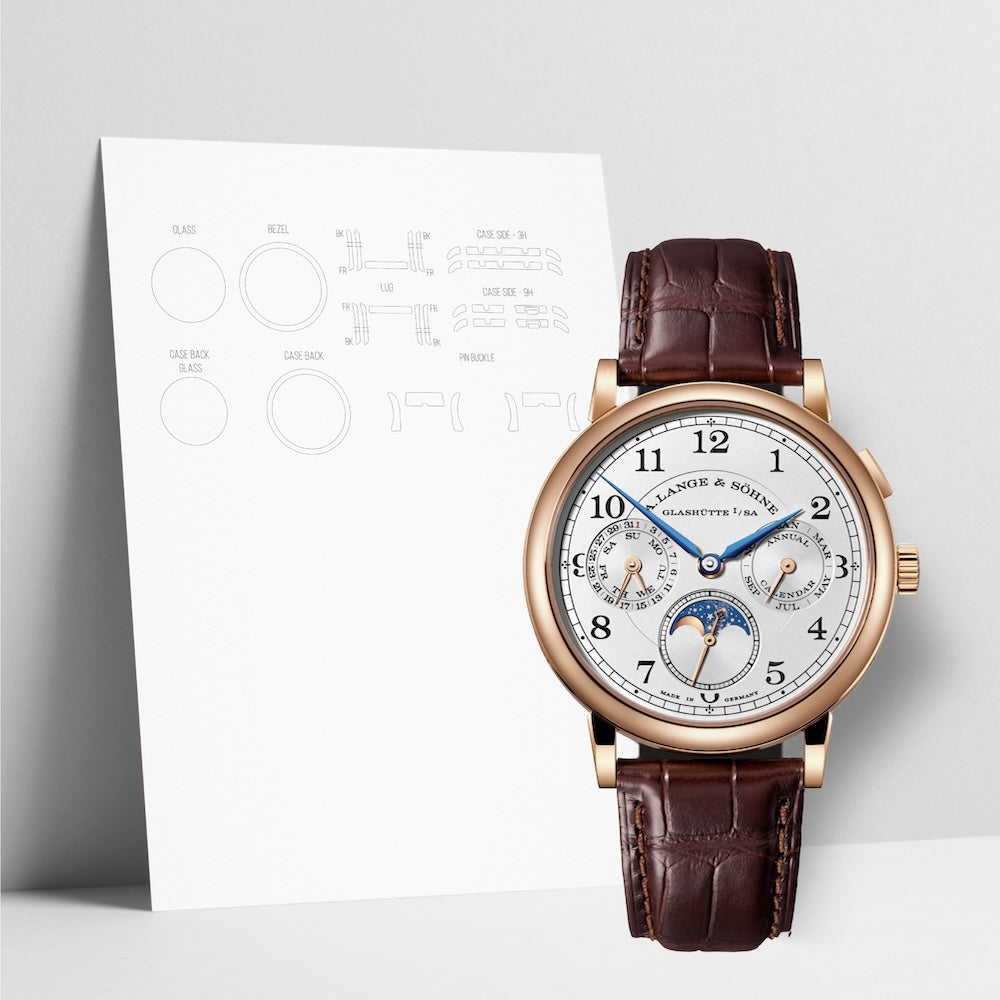 WATCHSHELL A. LANGE & SOHNE 1815 ANNUAL CALENDAR 238.032 E 40MM PROTECTIVE FILM
