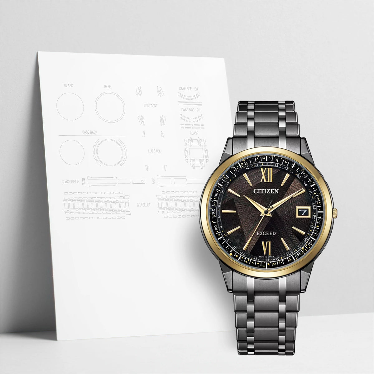 WatchShell for Citizen Exceed CB1147-61E