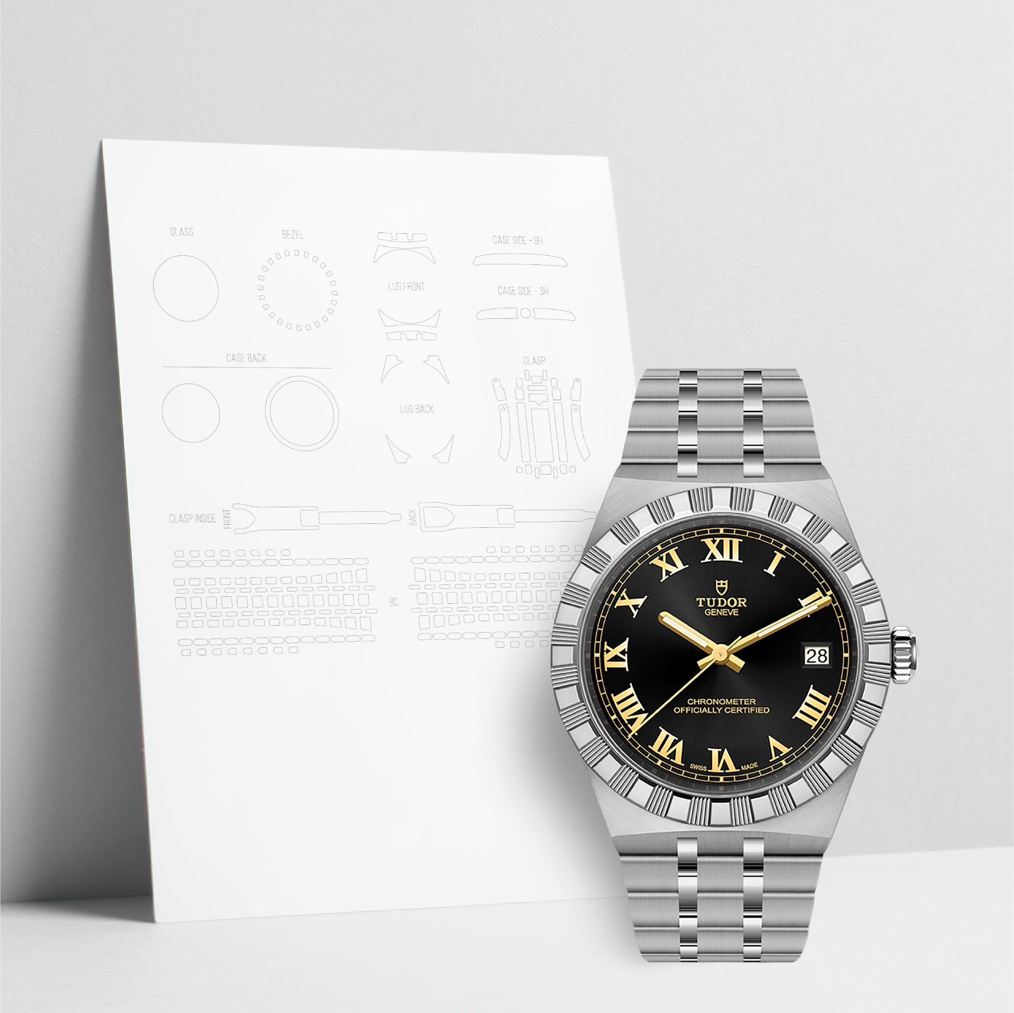 WatchShell for Tudor Royal M2836C1A0-0101