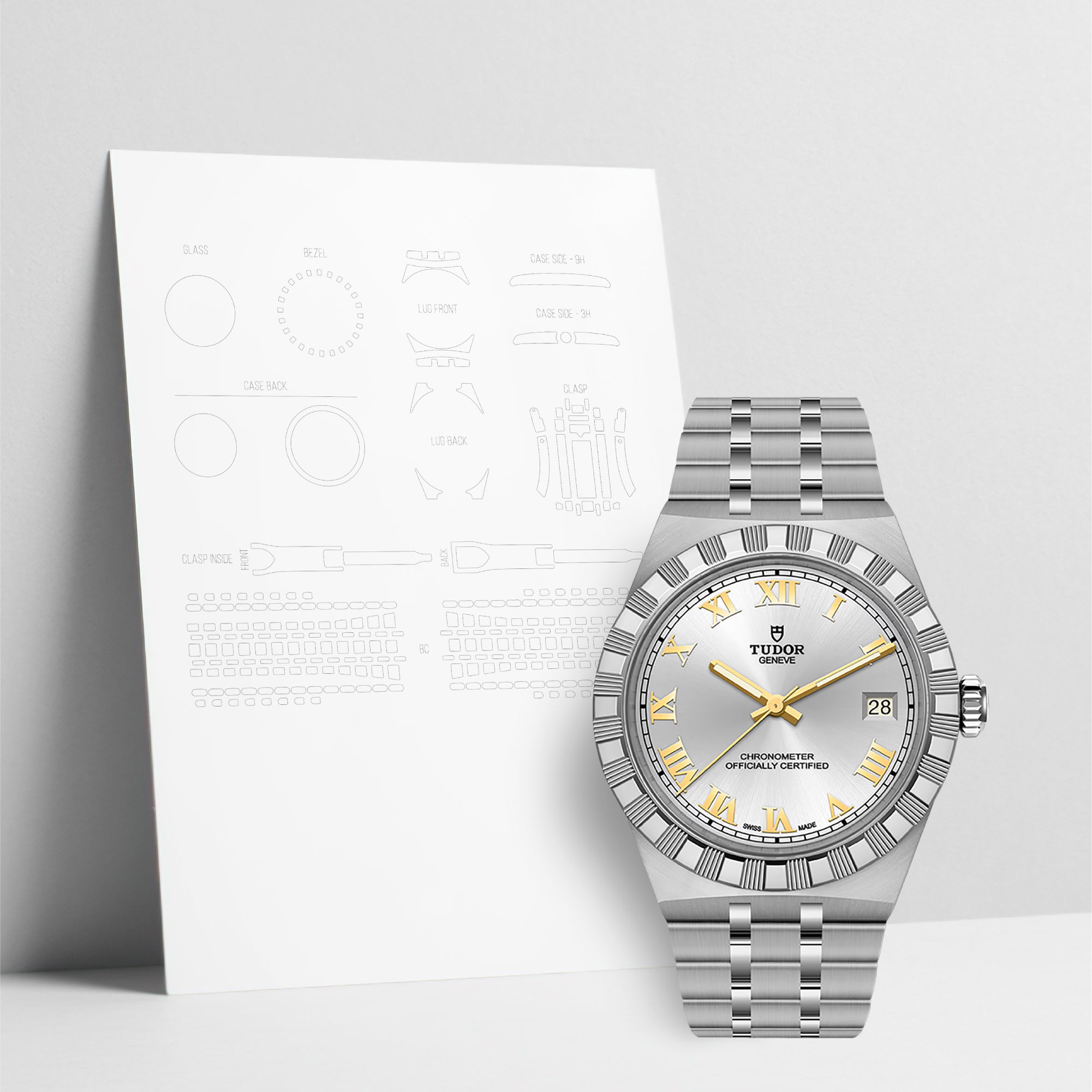 WatchShell for Tudor Royal M2836C1A0-0104
