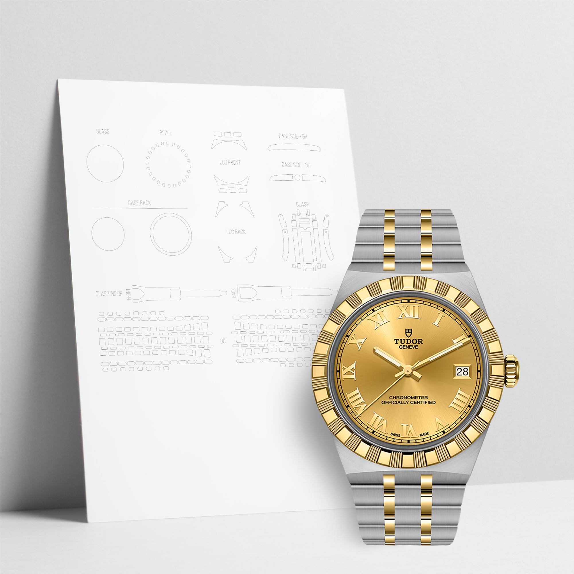 WatchShell for Tudor Royal M2836C1A3-0002