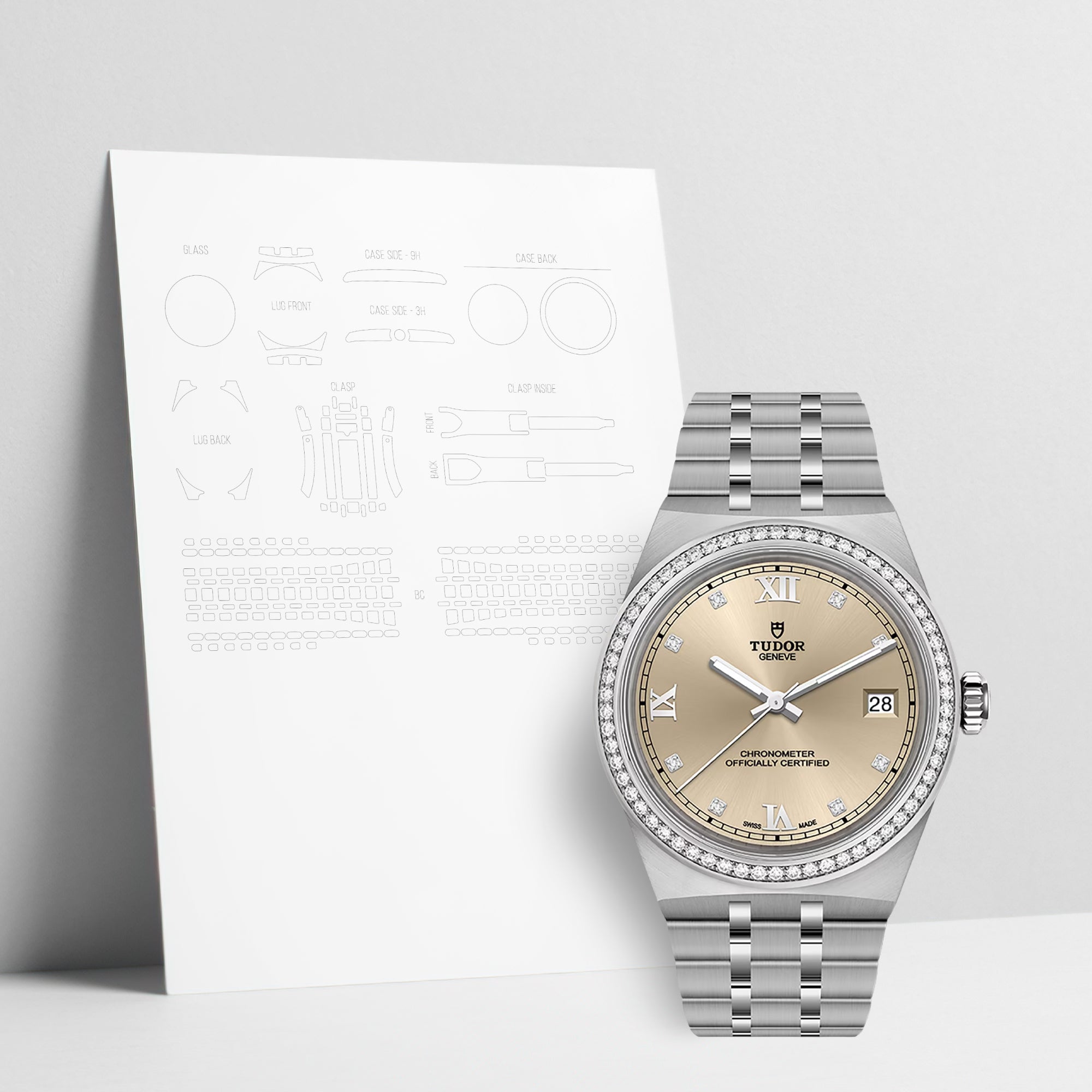 WatchShell for Tudor Royal M2836C1S0-0001