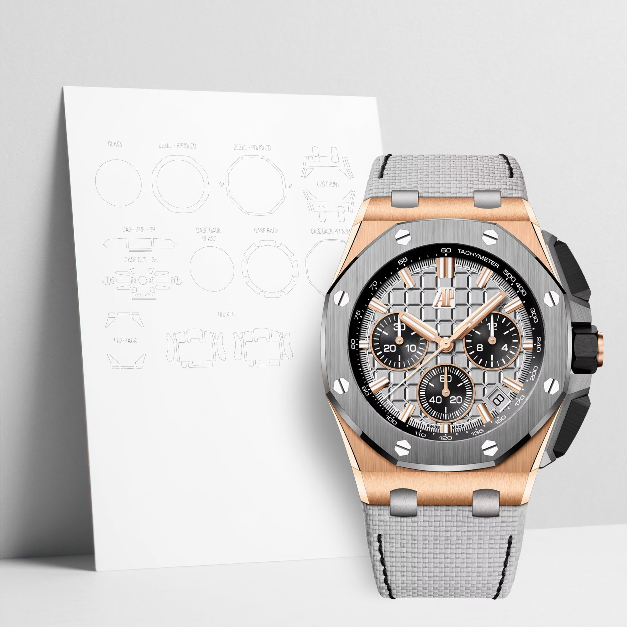 WatchShell for Audemars Piguet Royal Oak Offshore 26420OI.OO.A015VE.01