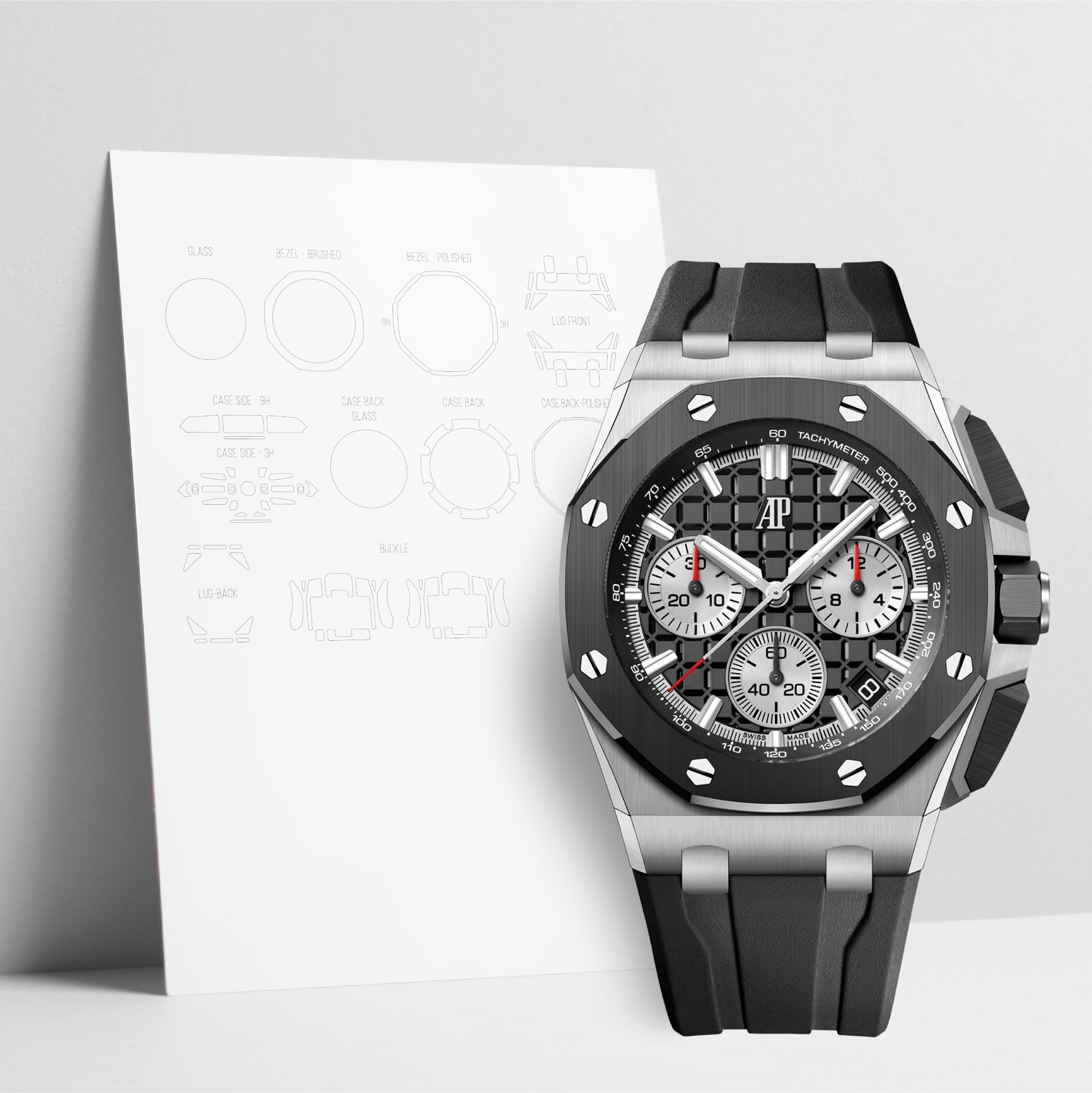 WatchShell per Audemars Piguet Royal Oak Offshore 26420SO.OO.A002CA.01
