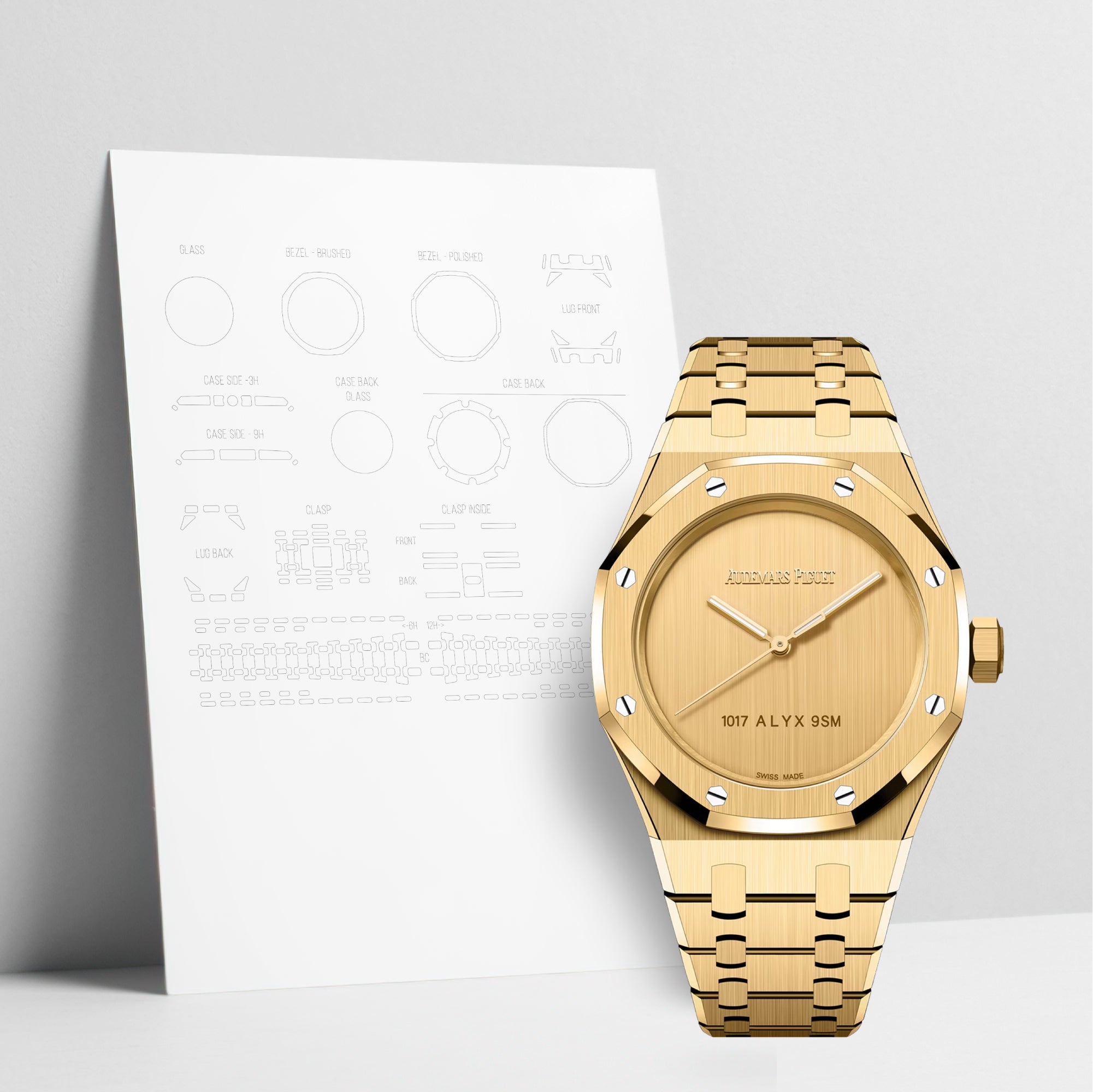 WatchShell für Audemars Piguet Royal Oak 15550BA.OO.1356BA.02