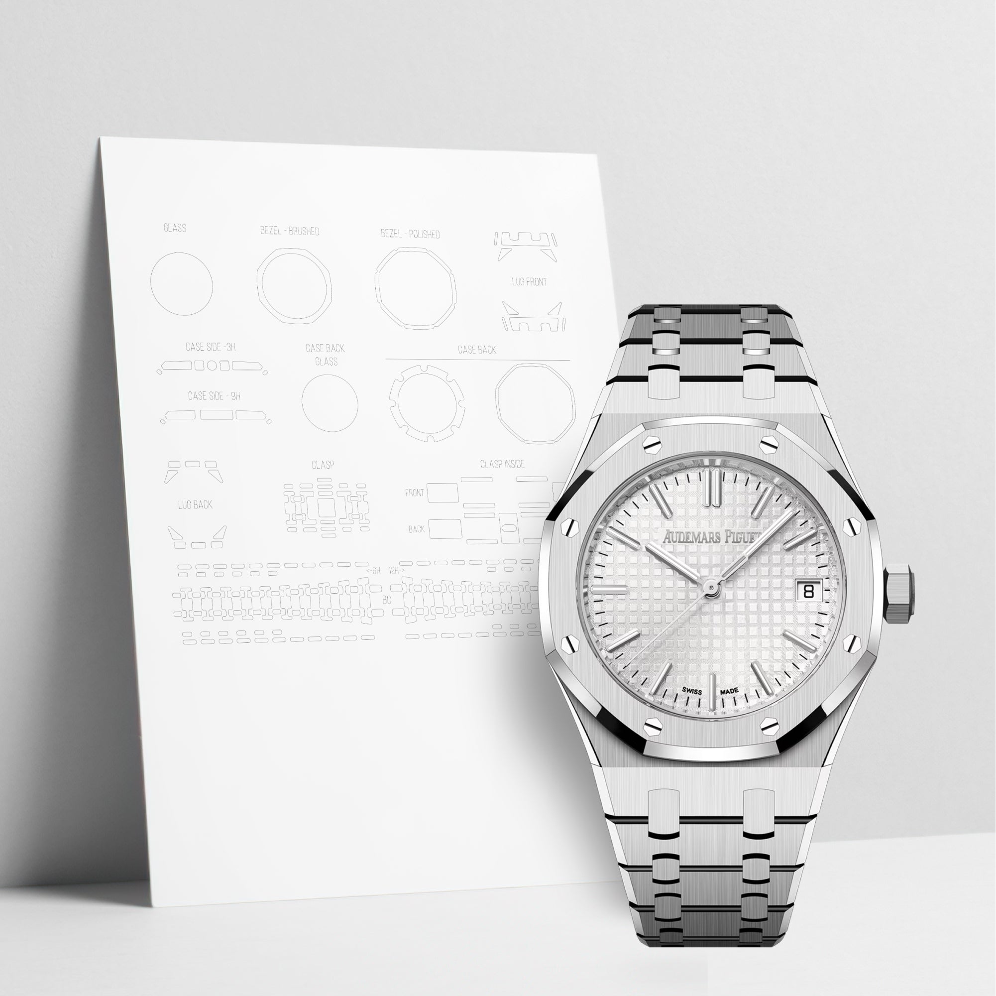 WatchShell for Audemars Piguet Royal Oak 15550ST.OO.1356ST.01