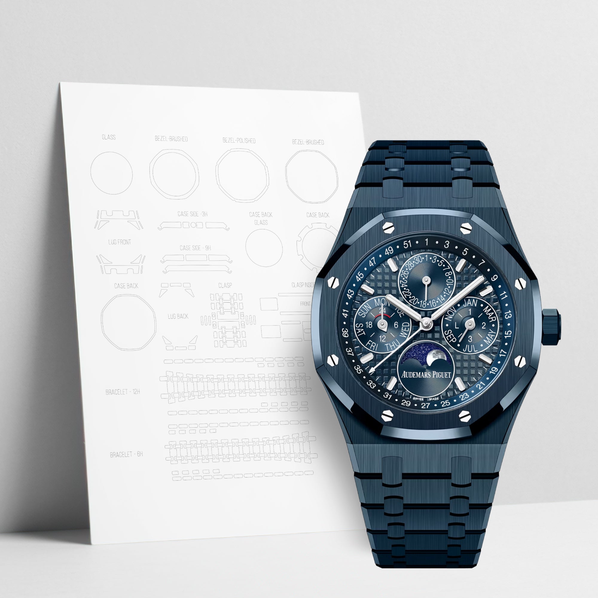 WatchShell para sa Audemars Piguet Royal Oak 26674CD.OO.1225CD.01
