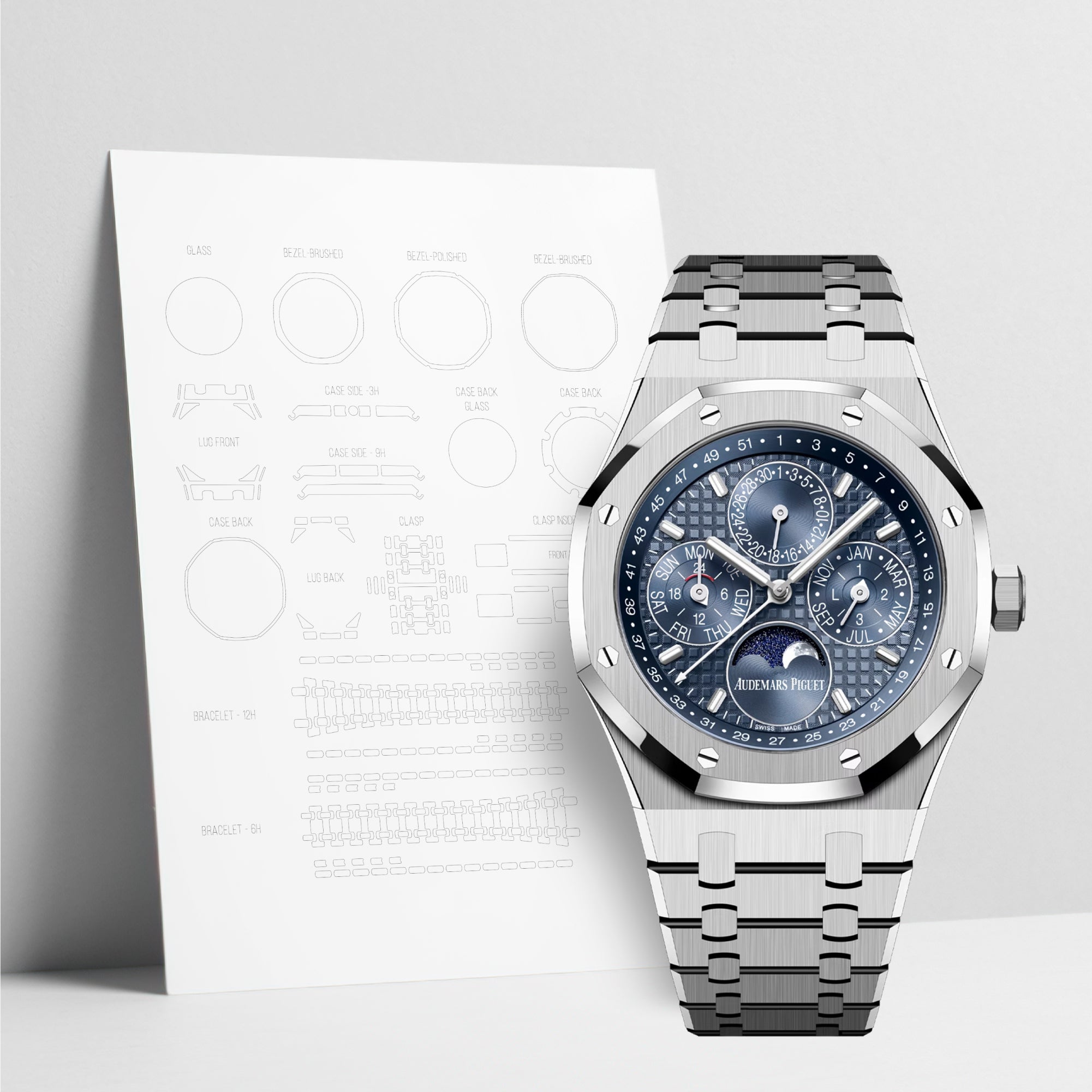 WatchShell for Audemars Piguet Royal Oak 26674ST.OO.1320ST.01