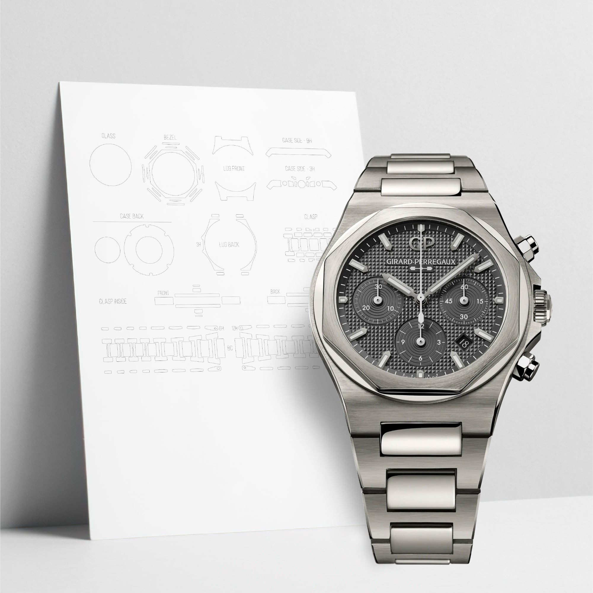 WatchShell for Girard-Perregaux Laureato 81020-21-3263-1CM