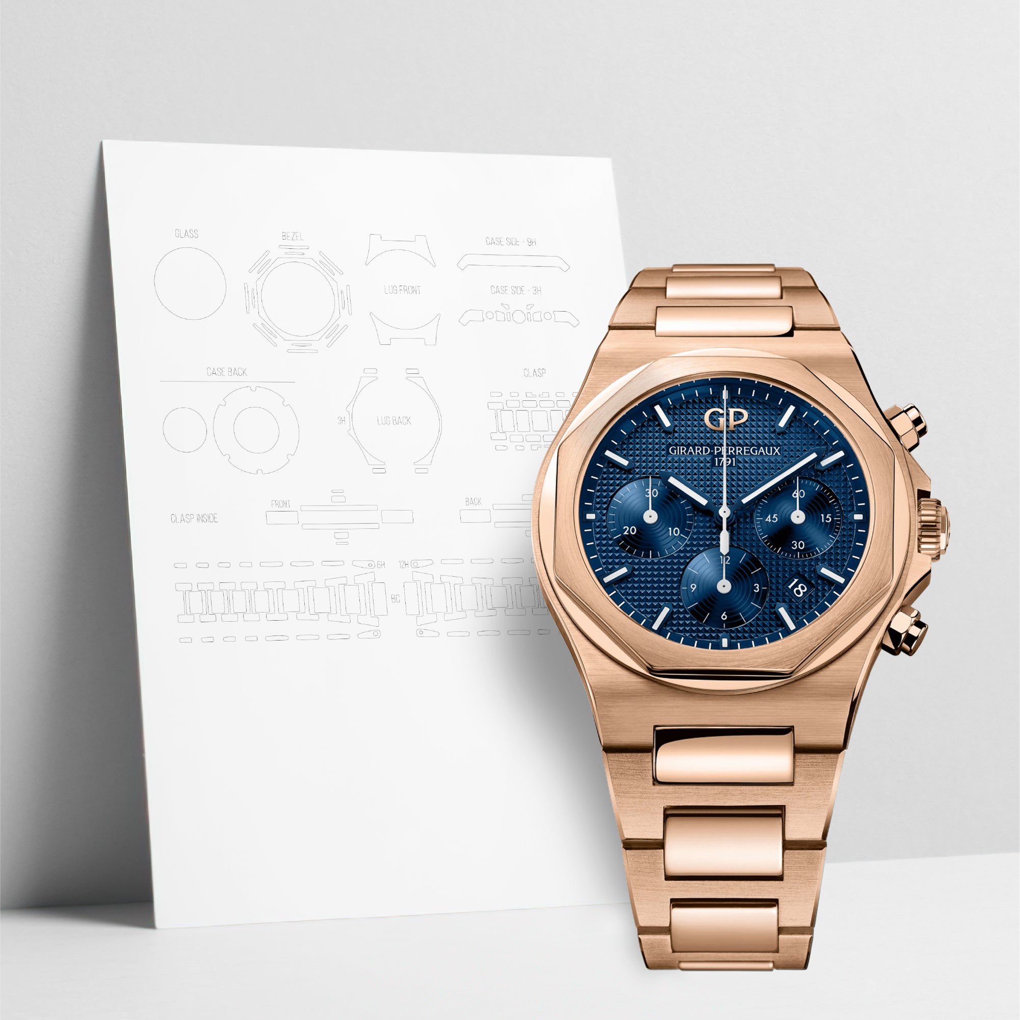 WatchShell for Girard-Perregaux Laureato 81020-52-432-52A