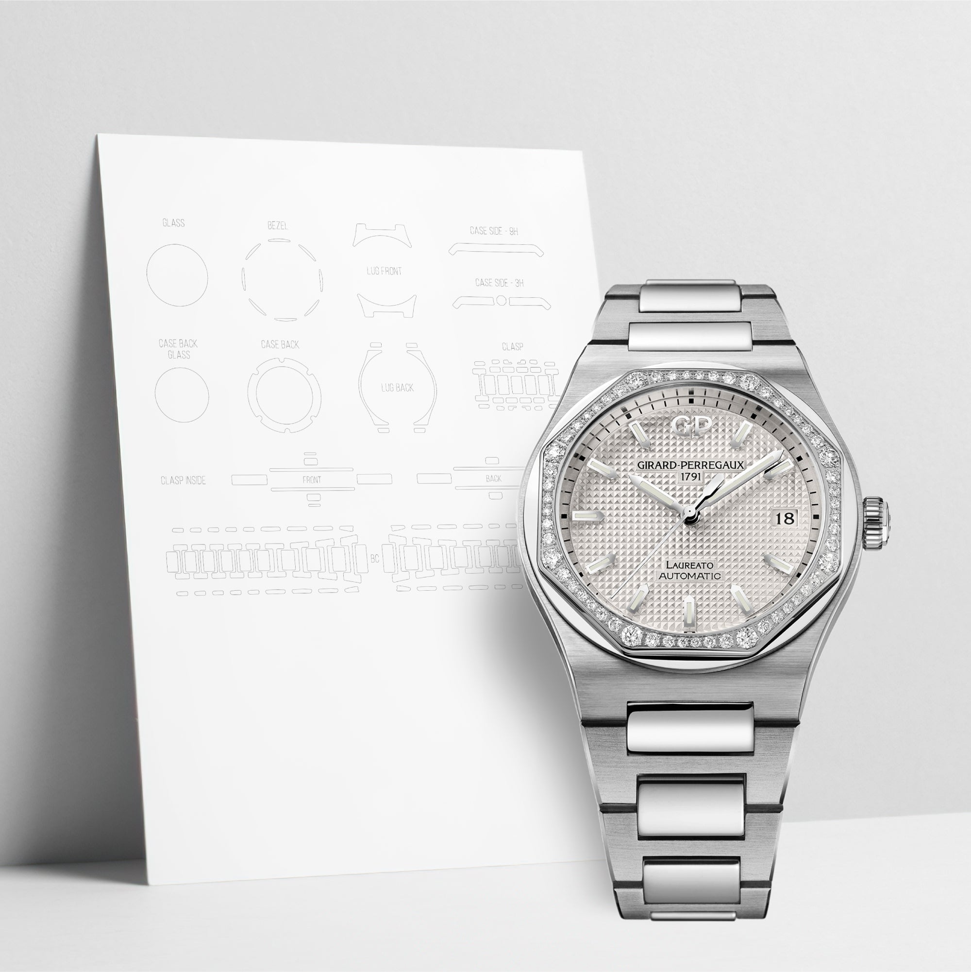 WatchShell for Girard-Perregaux Laureato 81005D11A131-11A