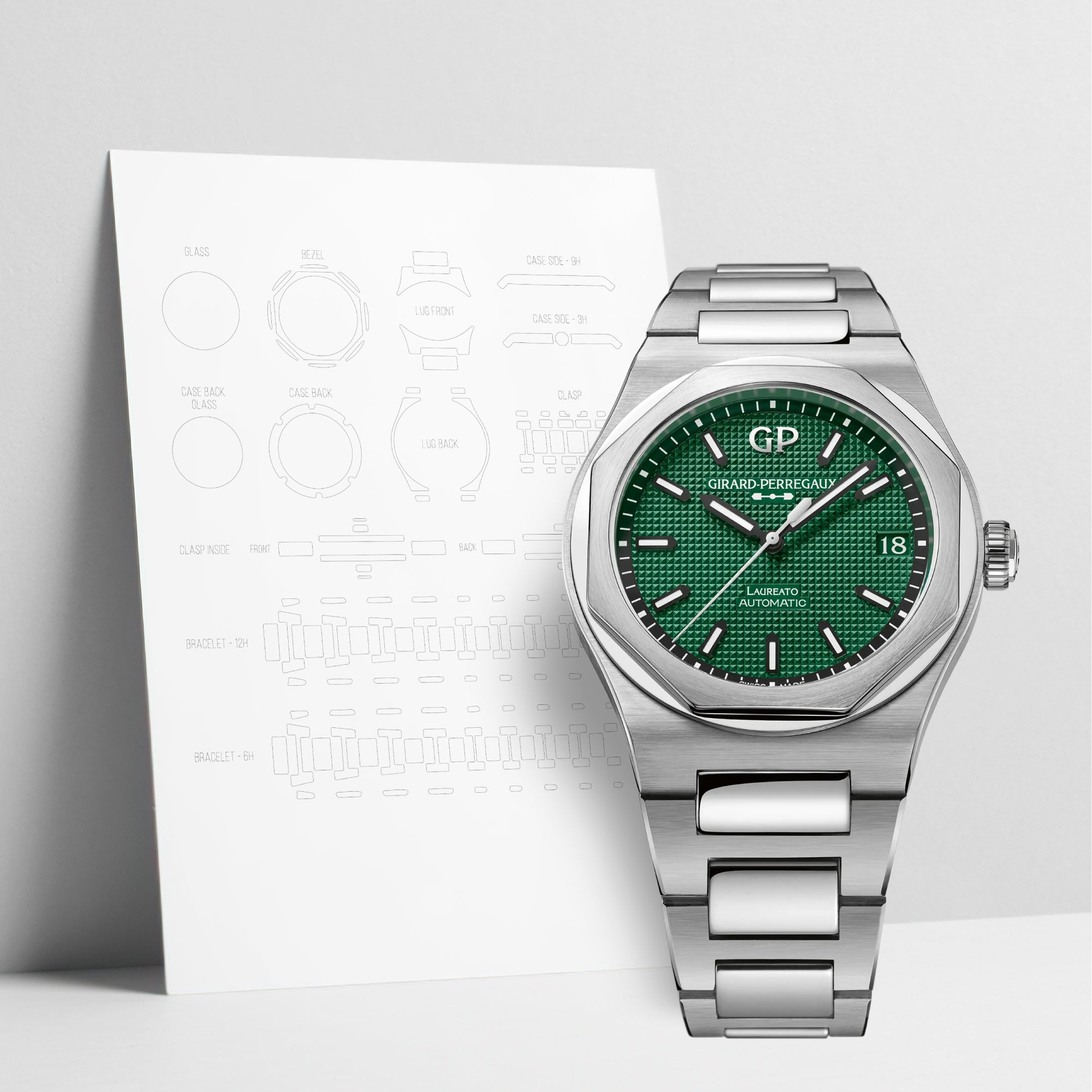 WatchShell for Girard-Perregaux Laureato 81010-11-3153-1CM