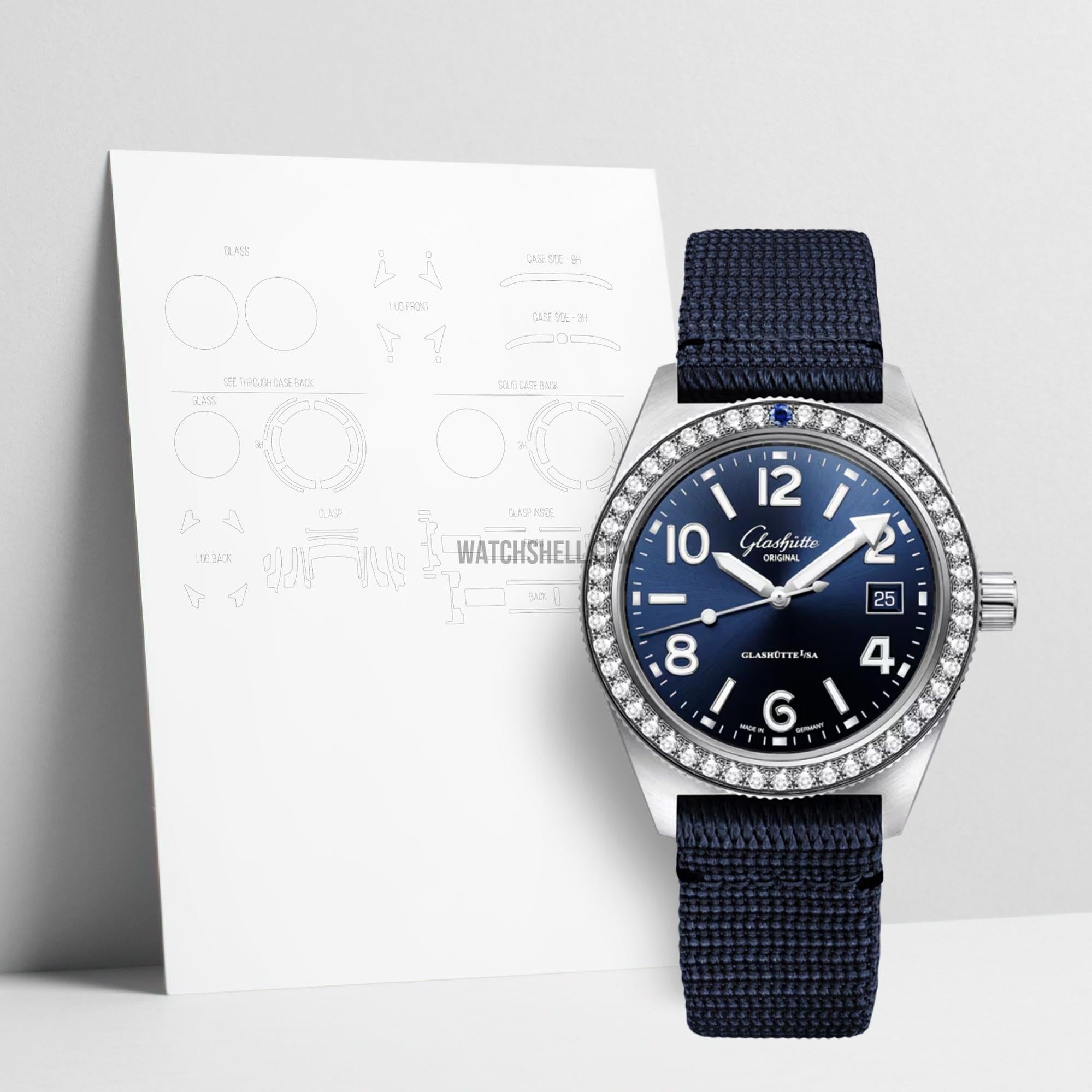 WatchShell for Glashuette Spezialist 1-39-11-09-82-34 