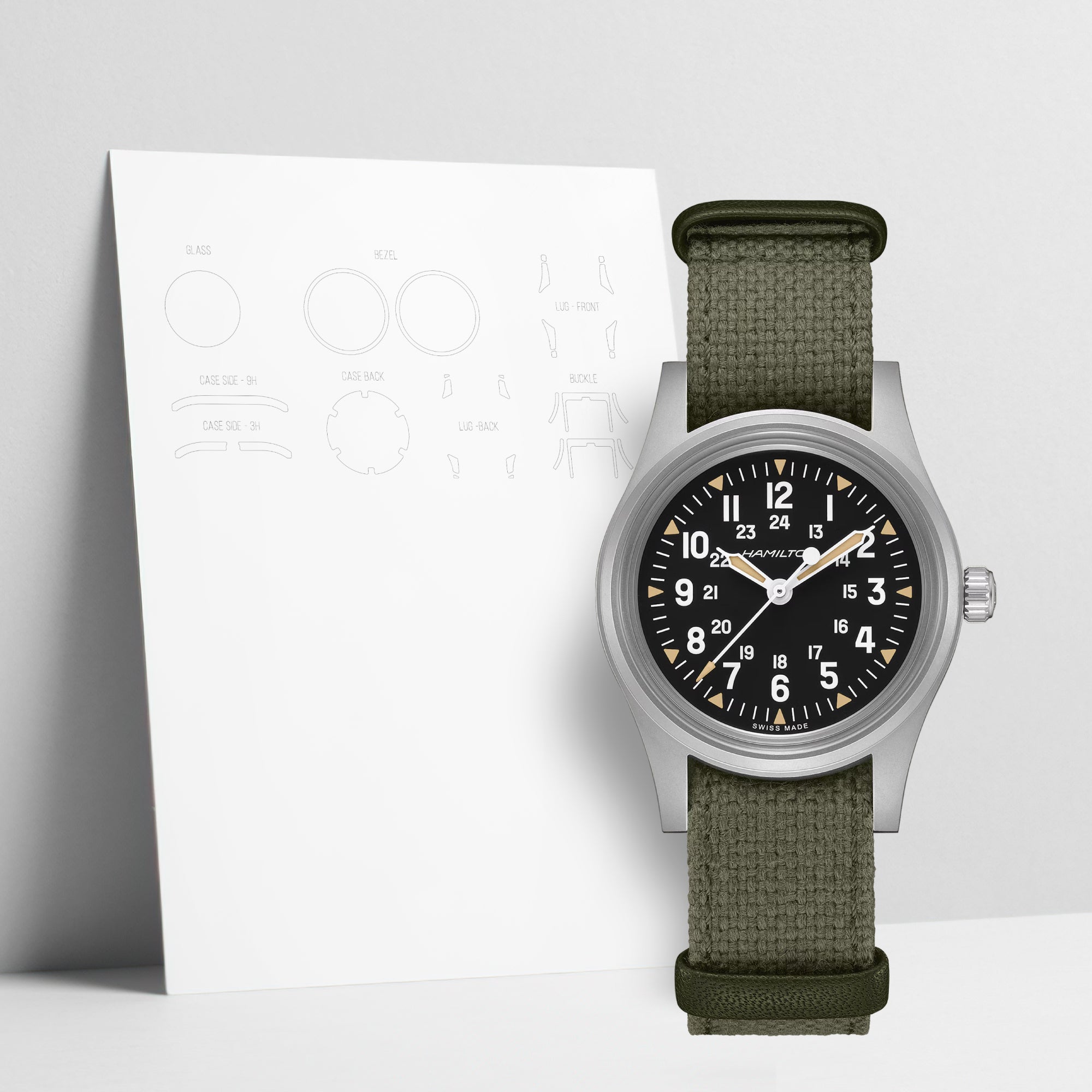 WatchShell für Hamilton Khaki Field H69399930