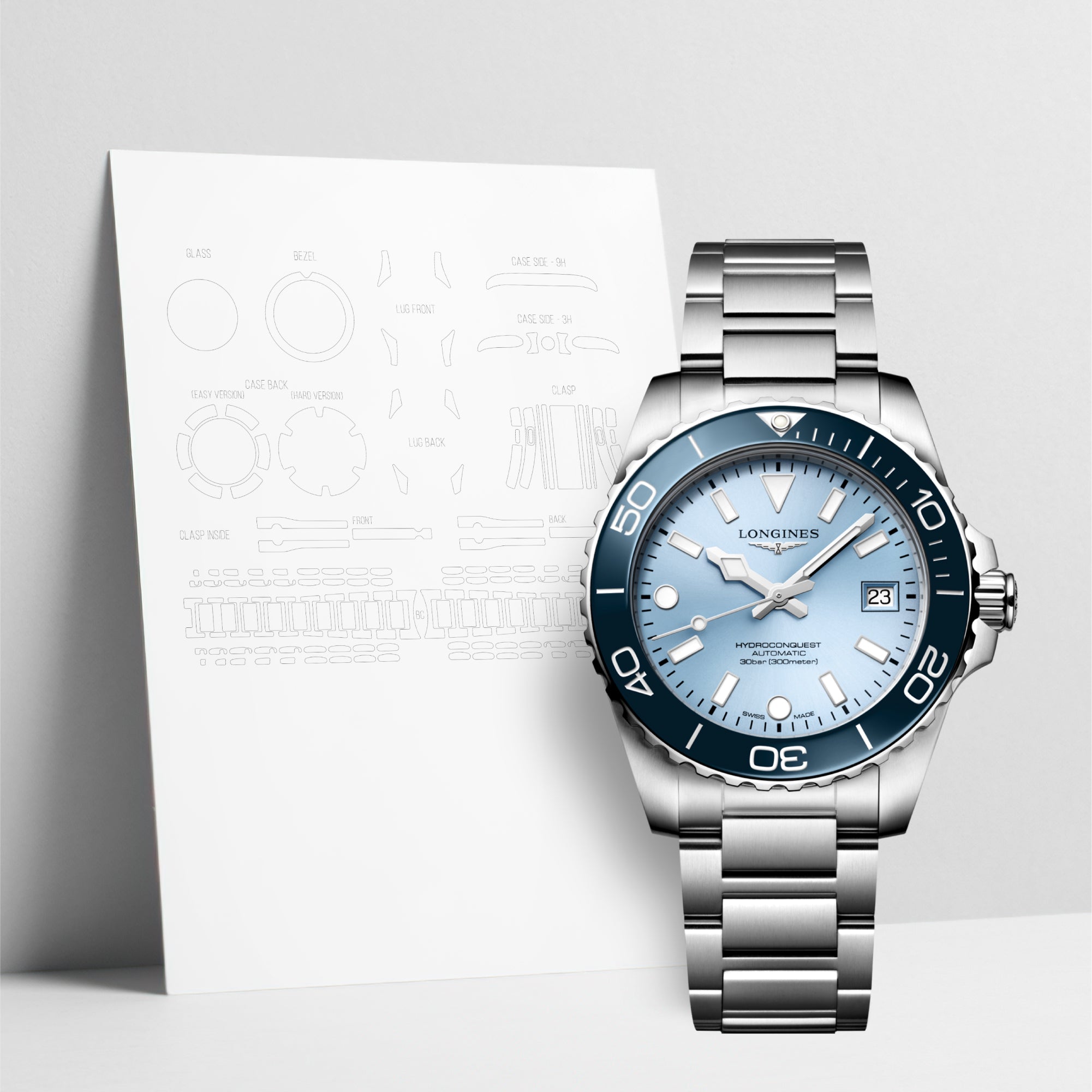 WatchShell für Longines Conquest L3.779.4.98.6