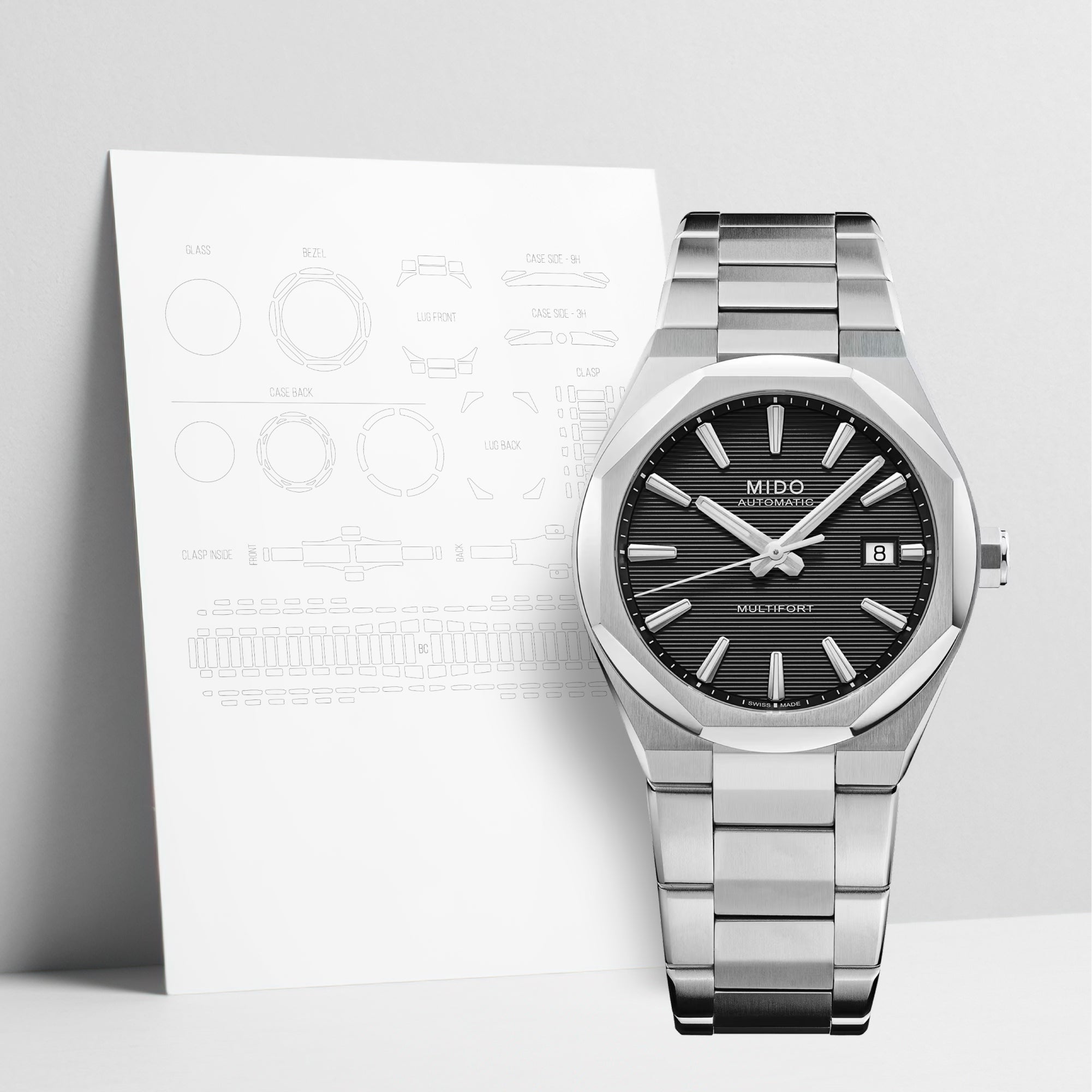 WatchShell for Mido Multifort M055.507.11.051.00