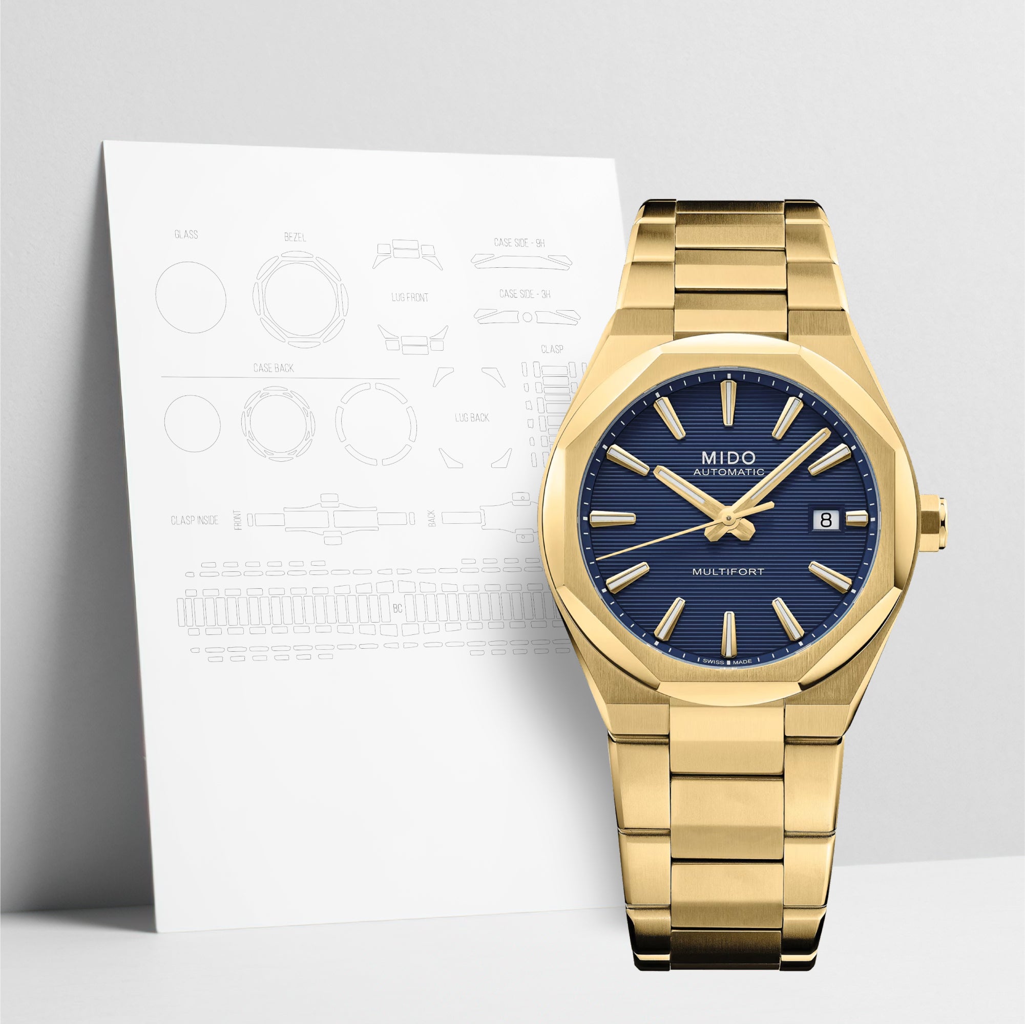 WatchShell for Mido Multifort M055.507.33.041.00
