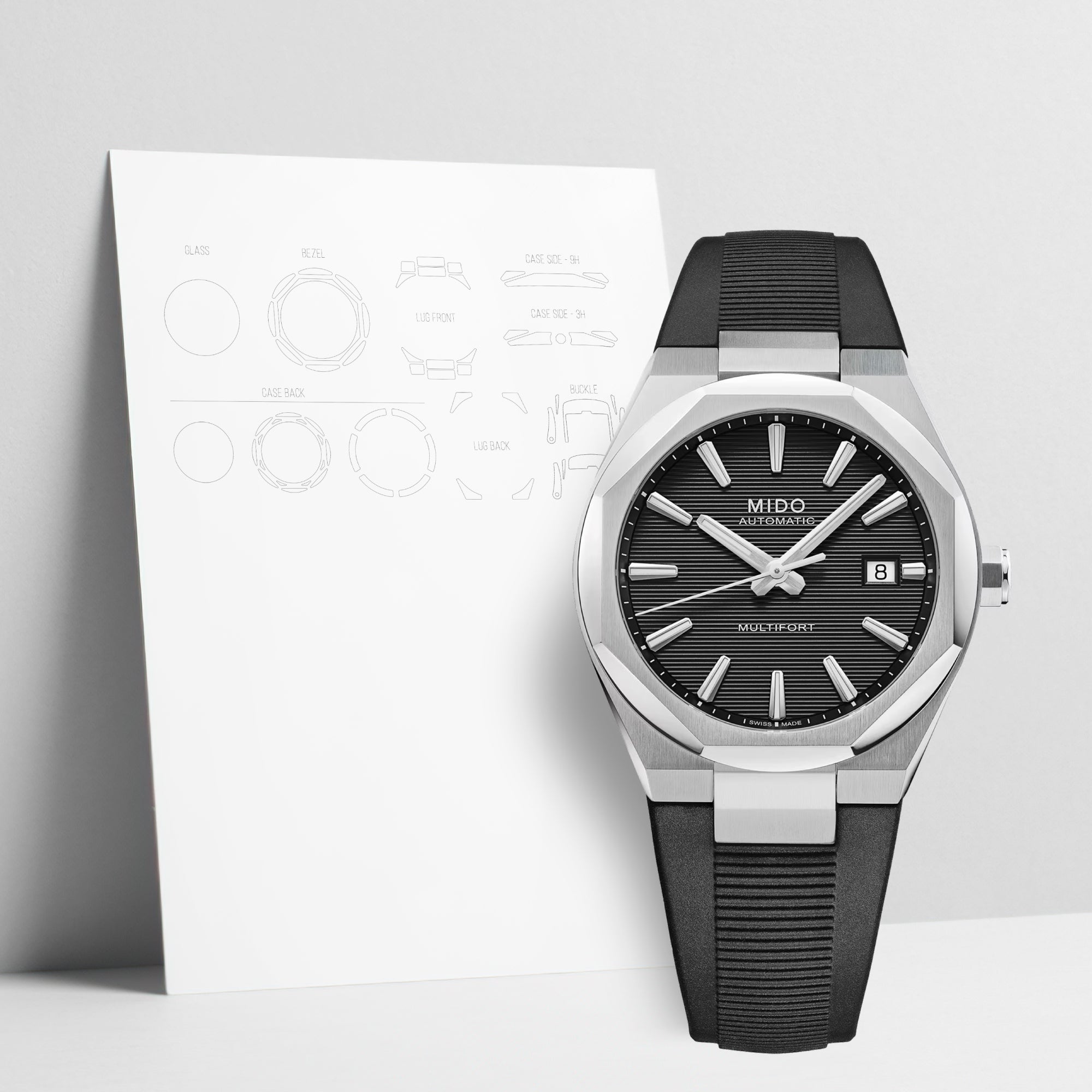 WatchShell for Mido Multifort M055.507.17.051.00