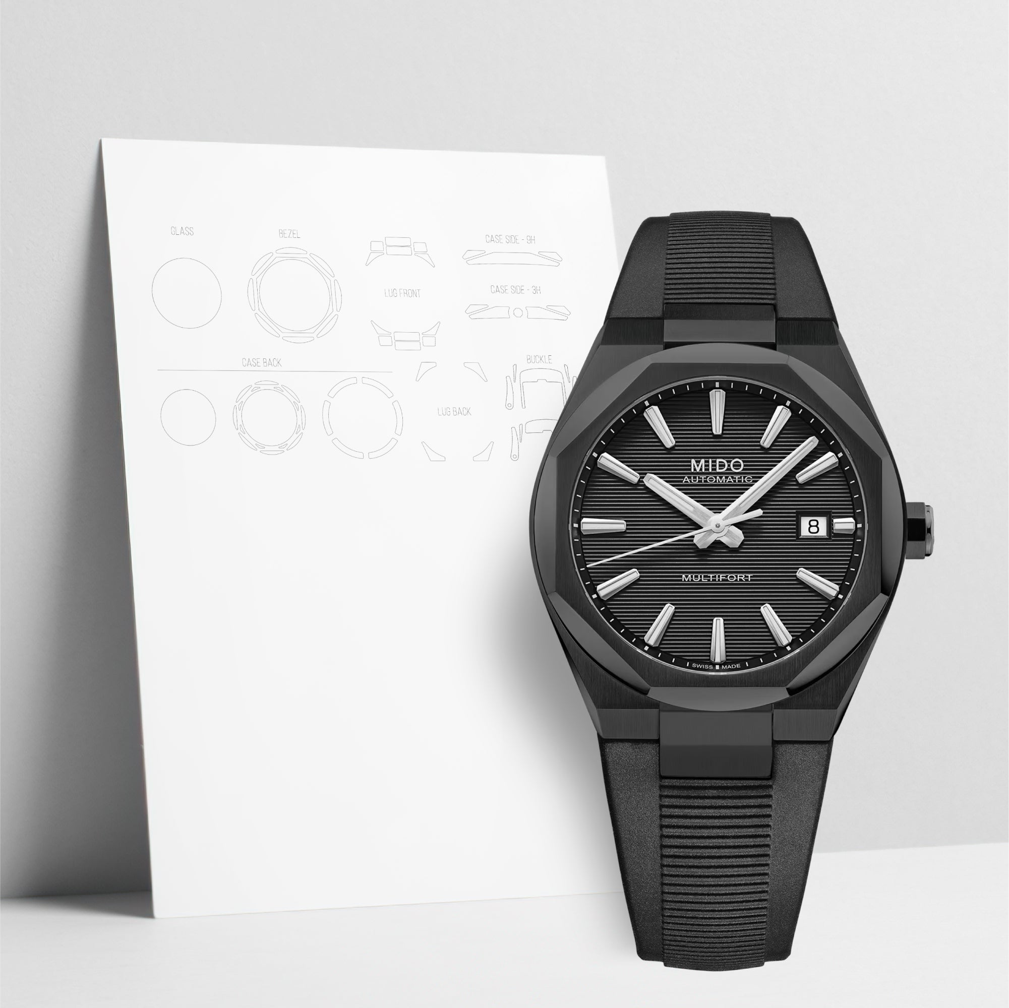 WatchShell for Mido Multifort M055.507.37.051.00