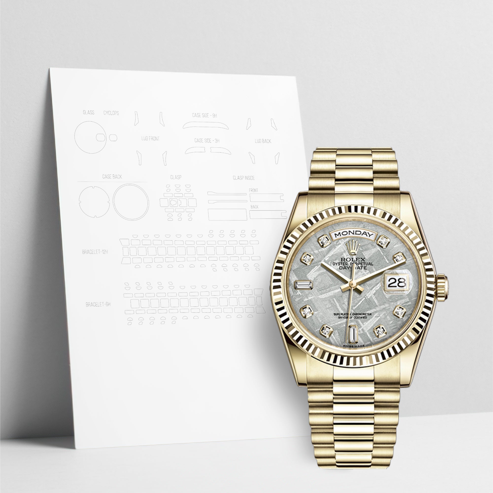 WatchShell for Rolex Day-Date 118238