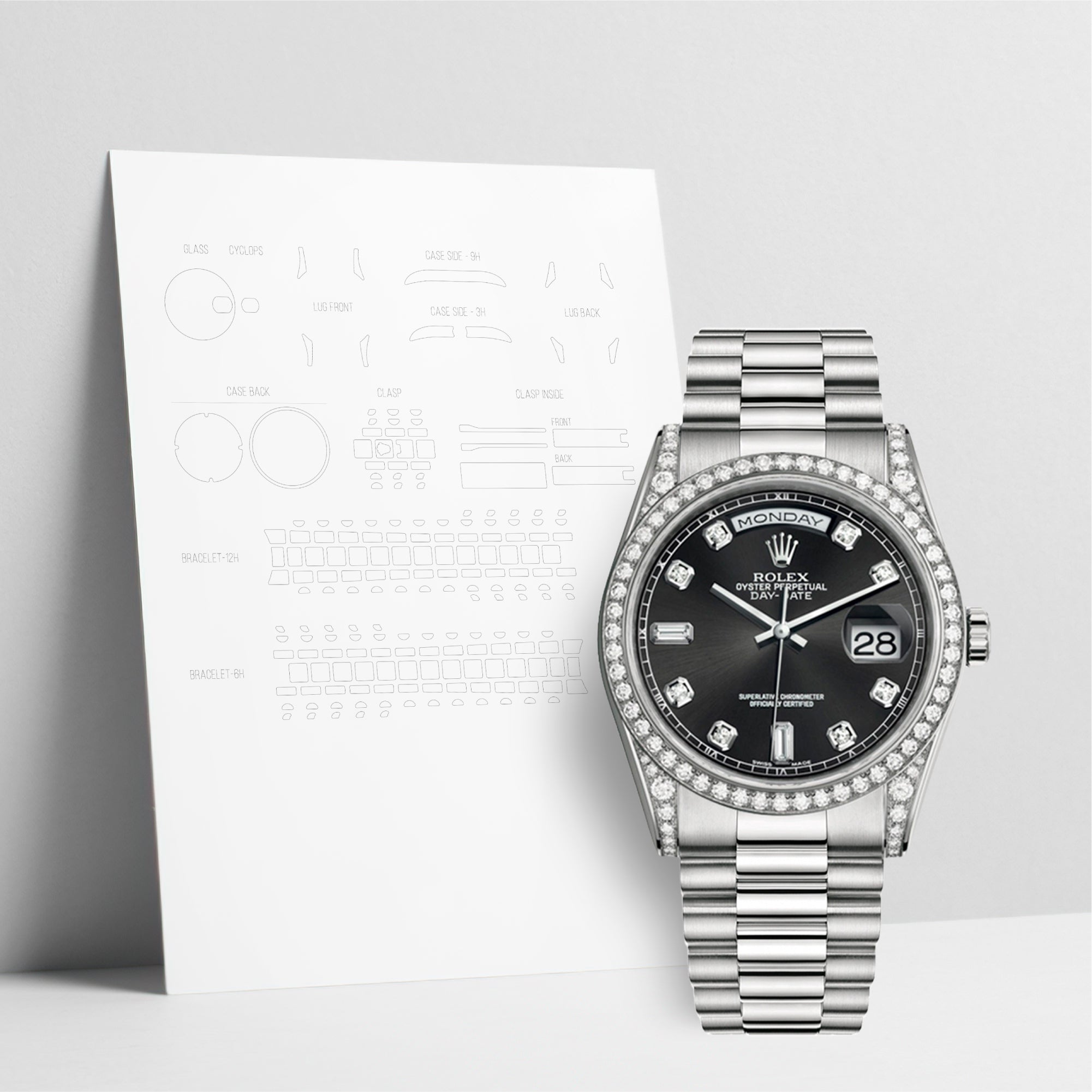 WatchShell for Rolex Day-Date 118389