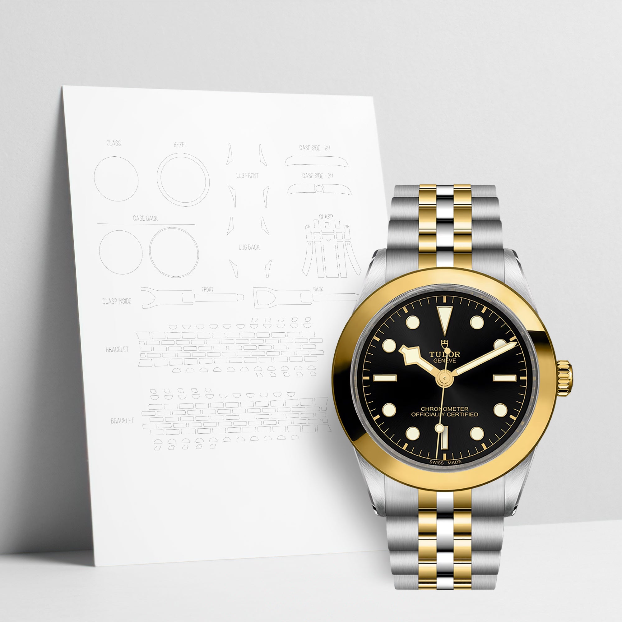 WatchShell for Tudor Black Bay One M79663-0001
