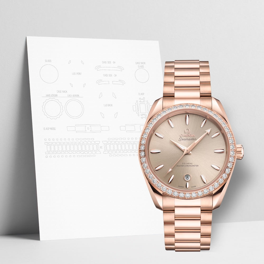 WATCHSHELL OMEGA AQUA TERRA 220.55.38.20.09.001 38MM PROTECTIVE FILM