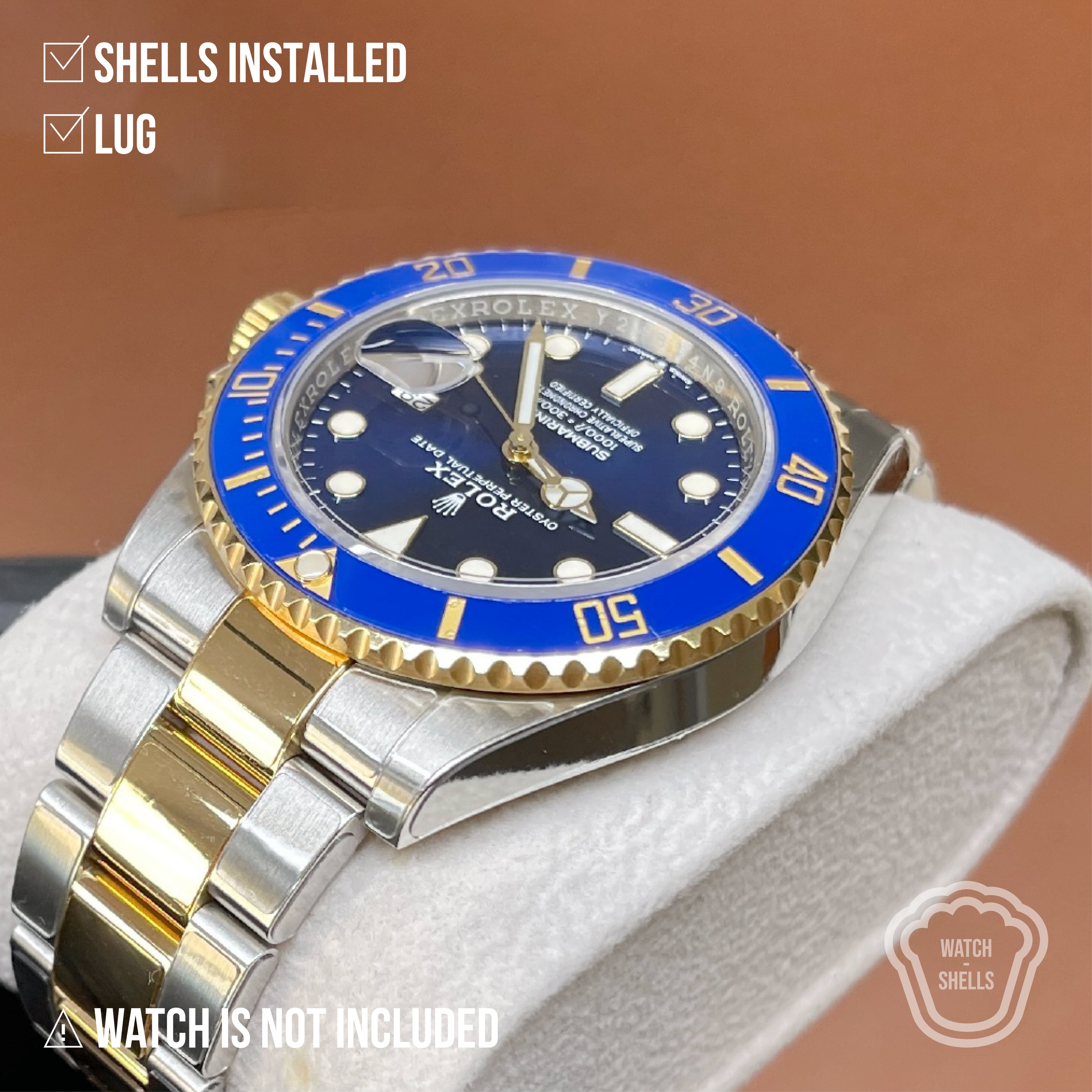 WATCHSHELL ROLEX SUBMARINER 126613LB 41MM OYSTER PROTECTIVE FILM