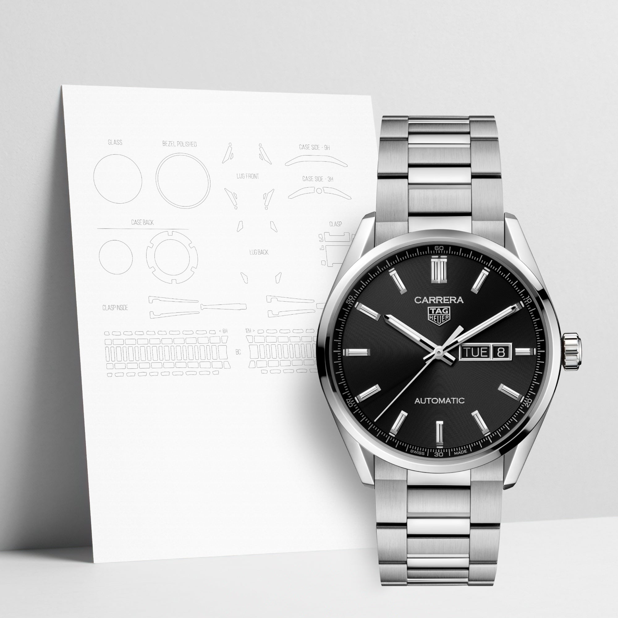 WATCHSHELL TAG HEUER CARRERA WBN2010.BA0640 41MM PROTECTIVE FILM