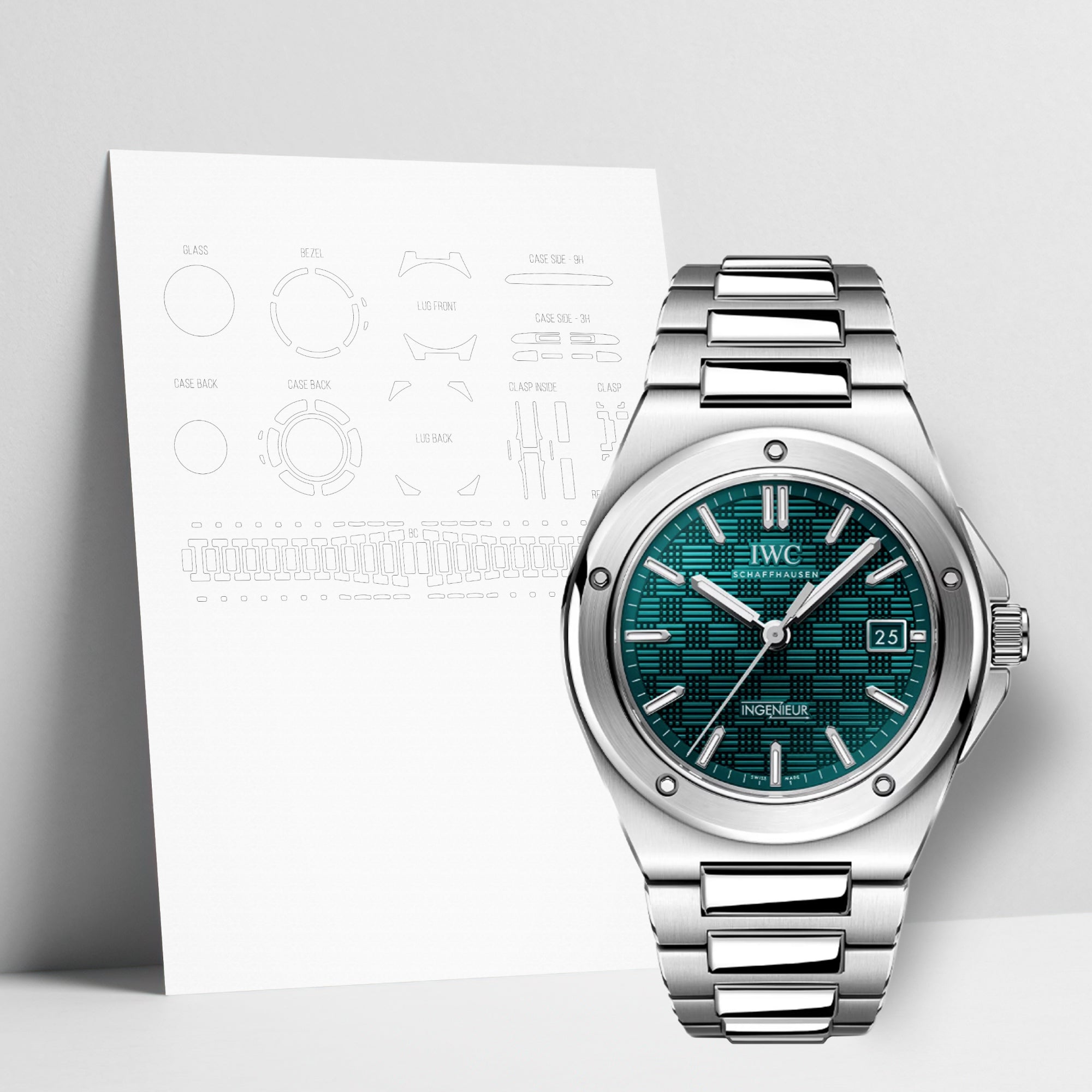 WATCHSHELL IWC INGENIEUR IW328903 40MM PROTECTIVE FILM