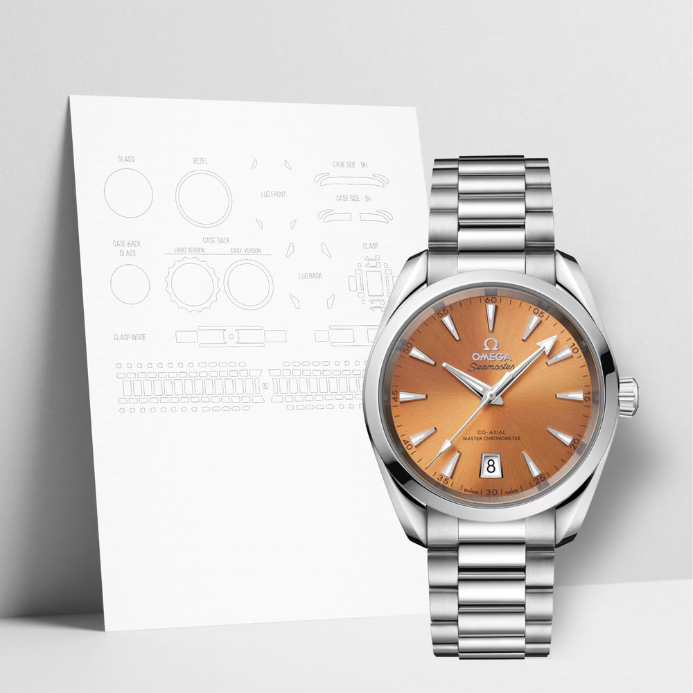 WATCHSHELL OMEGA AQUA TERRA 220.10.38.20.12.001 38MM PROTECTIVE FILM