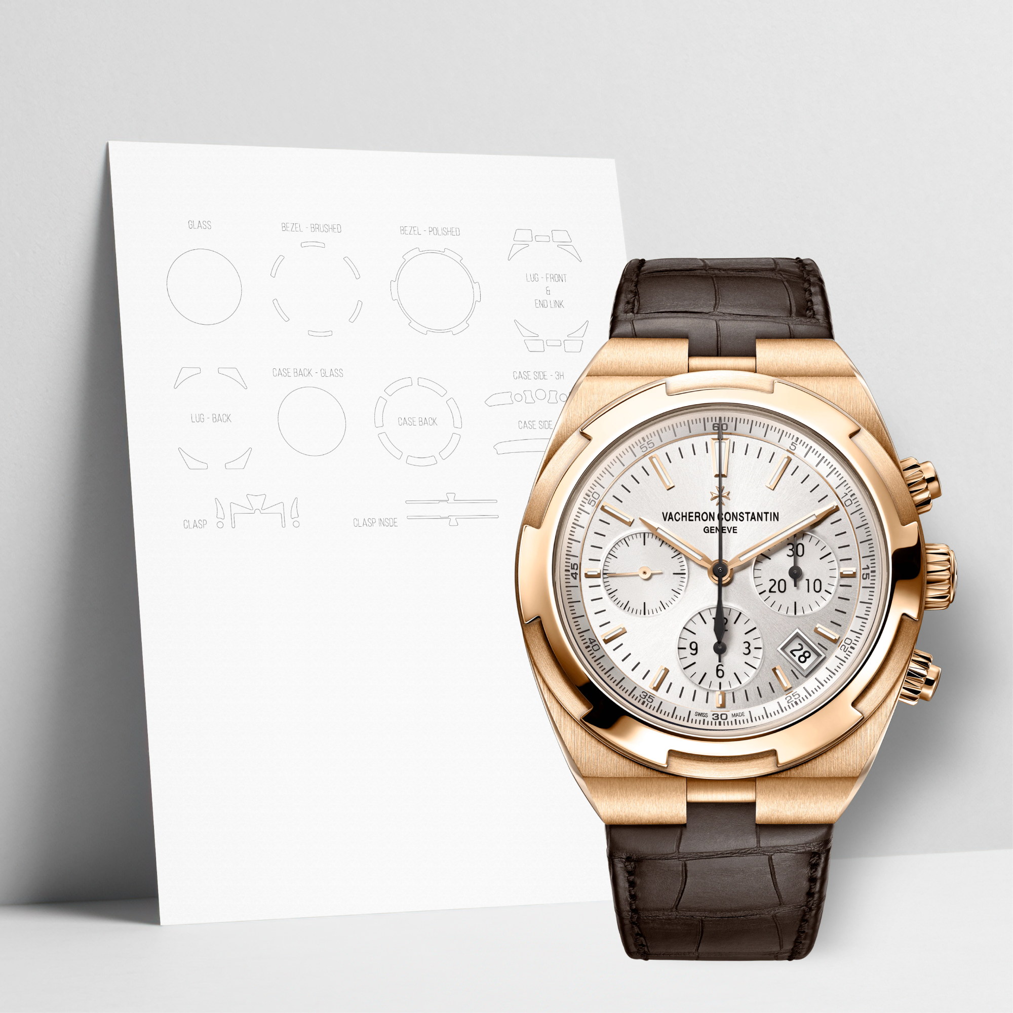 WATCHSHELL VACHERON CONSTANTIN OVERSEAS 5500V/000R 42.5MM PROTECTIVE FILM