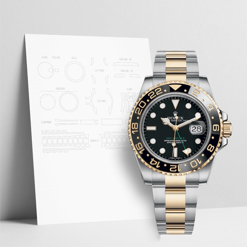 WATCHSHELL ROLEX GMT-MASTER II 116713LN 40MM OYSTER PROTECTIVE FILM