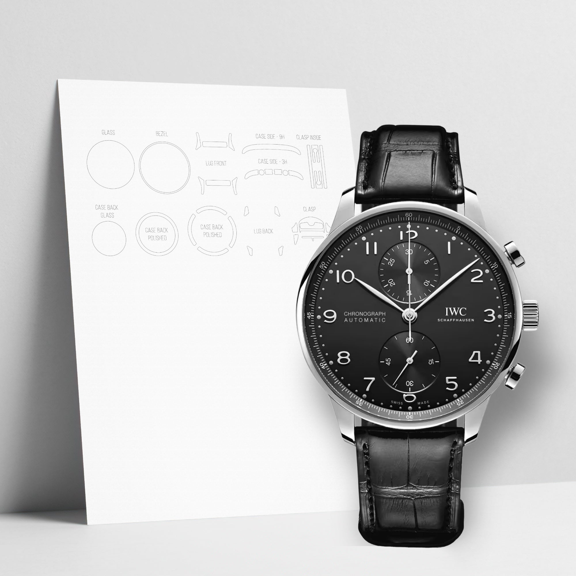 WATCHSHELL IWC PORTUGIESER IW371609 40MM PROTECTIVE FILM