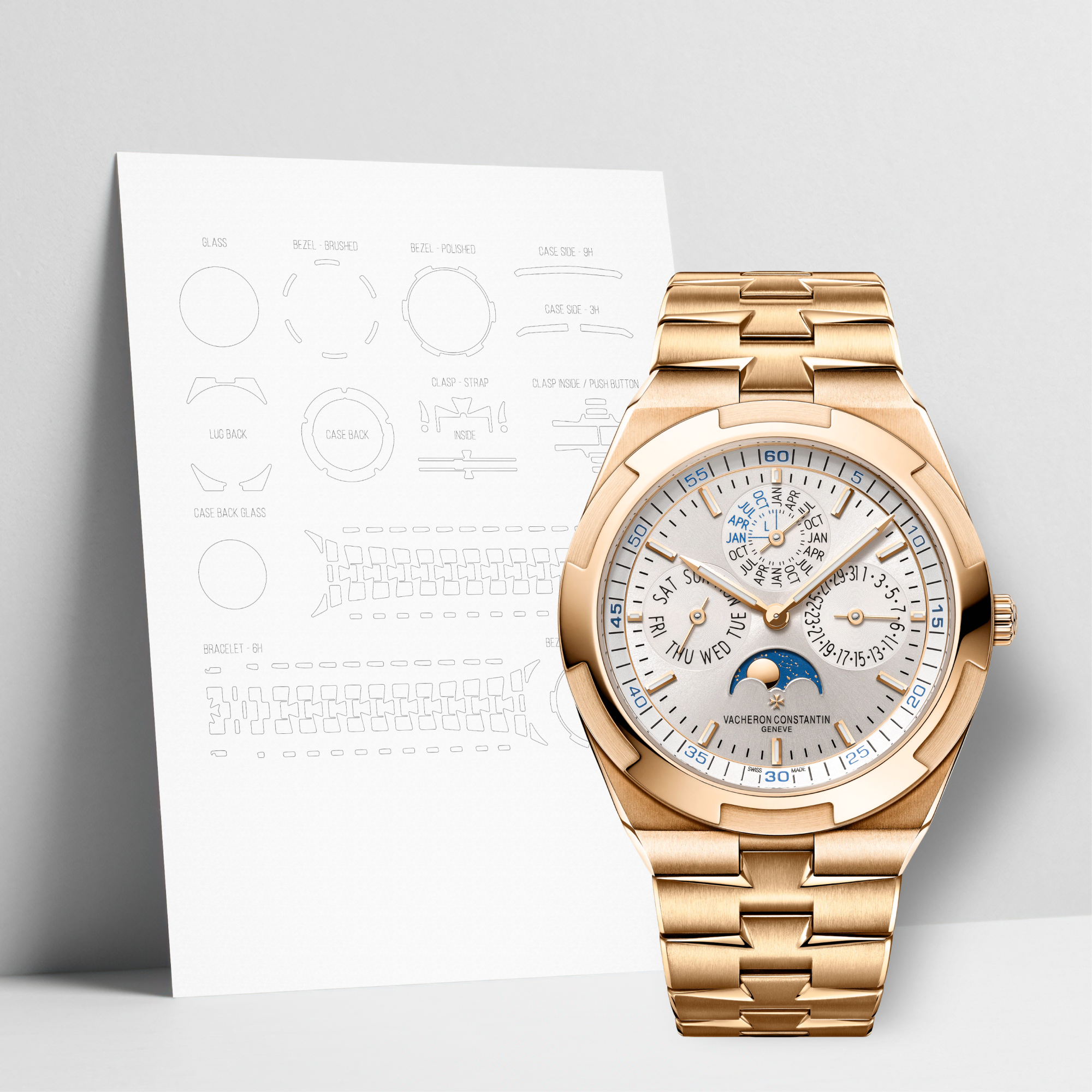WATCHSHELL VACHERON CONSTANTIN OVERSEAS 4300V/120R 41.5MM (PRE-2024) PROTECTIVE FILM