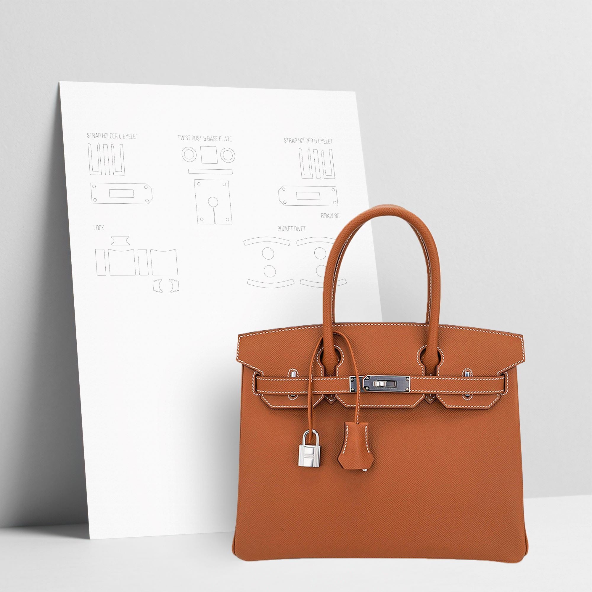 WATCHSHELL HERMES BIRKIN 30/35 PROTECTIVE FILM