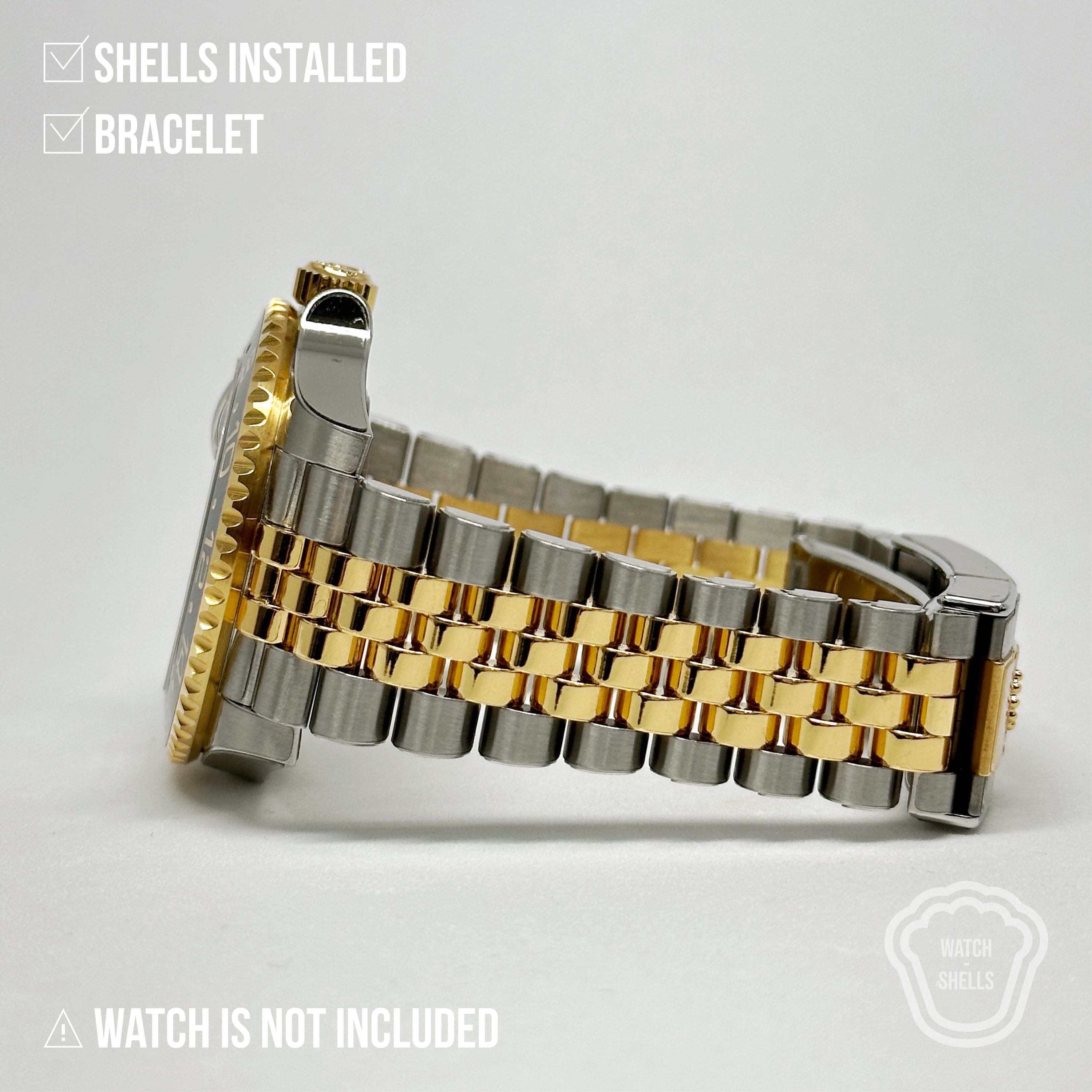 WATCHSHELL ROLEX GMT-MASTER II 126713GRNR 40MM JUBILEE PROTECTIVE FILM